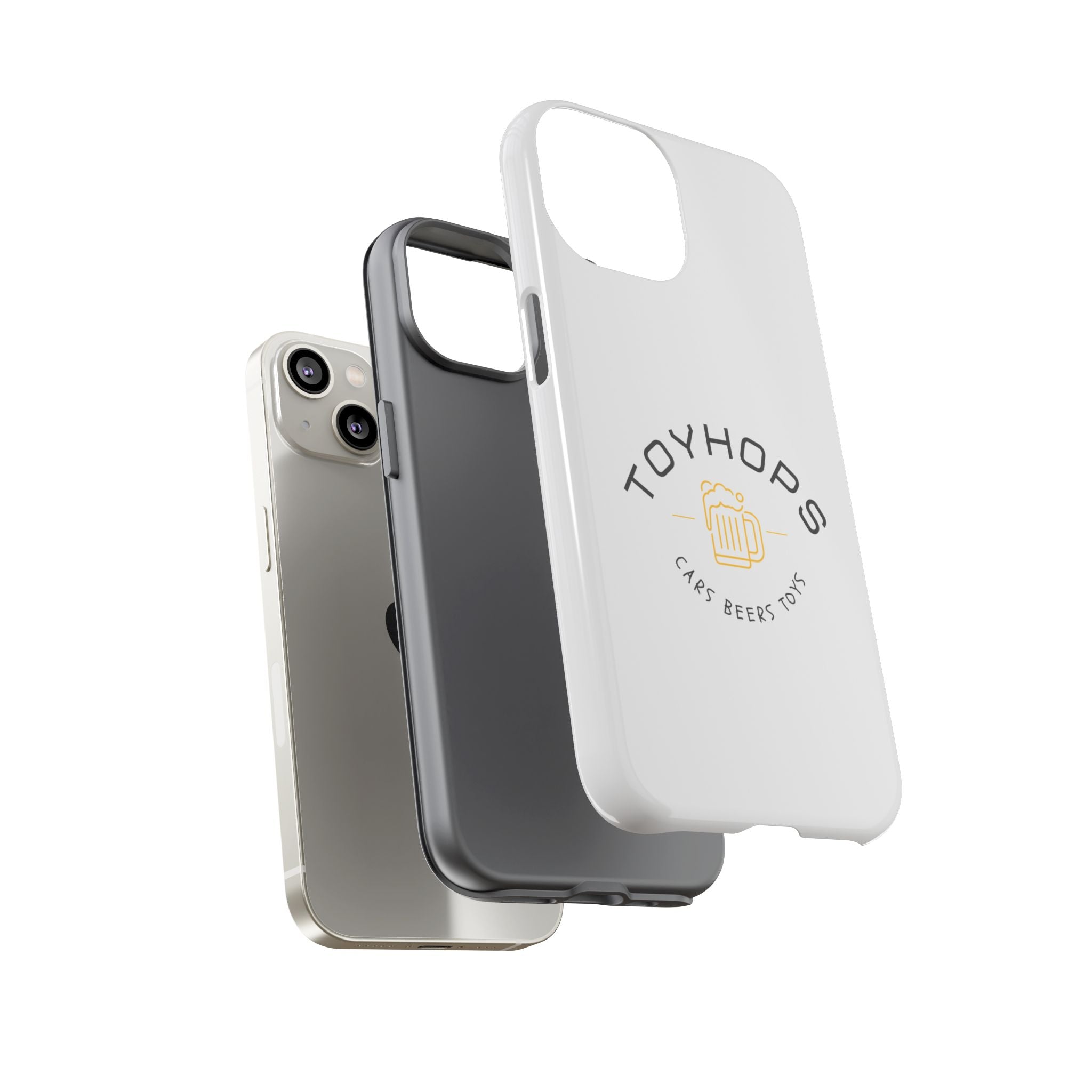 Phone Case — 'TOYHOPS' Logo with Beer Mug (Cars • Beers • Toys)