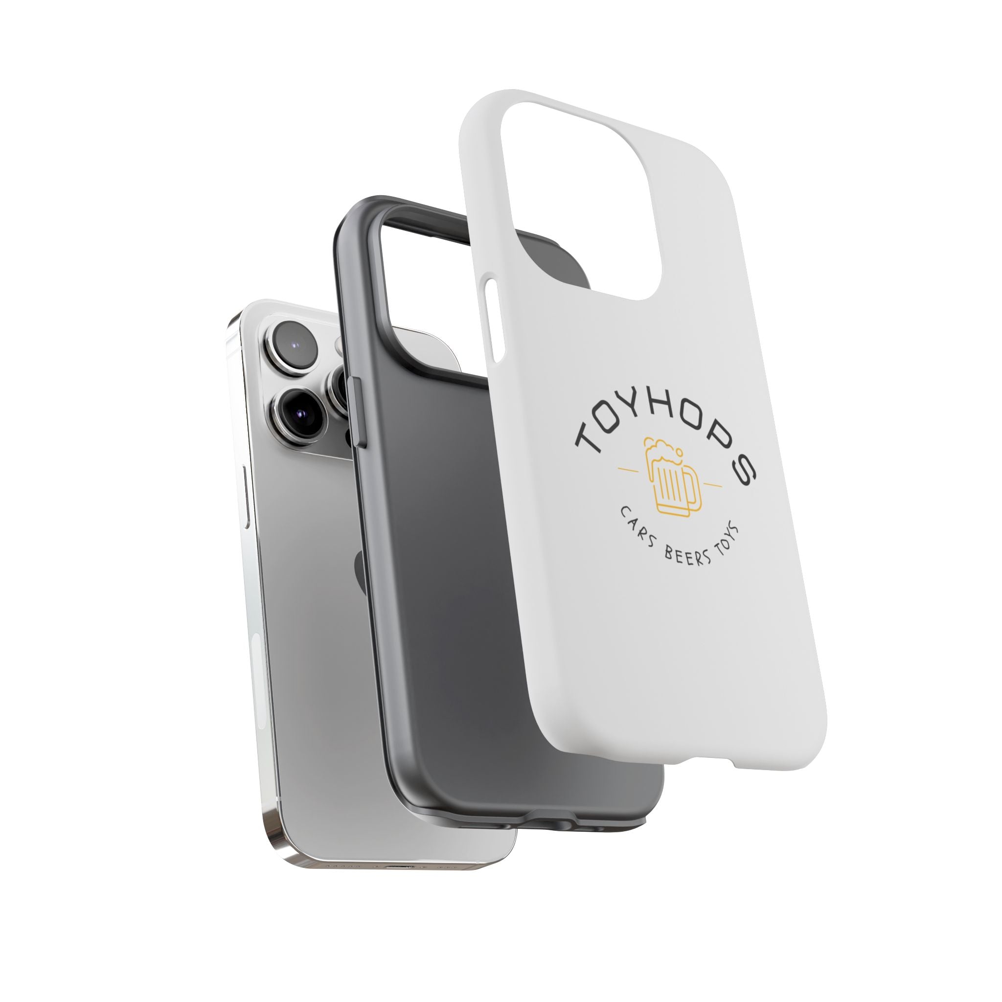 Phone Case — 'TOYHOPS' Logo with Beer Mug (Cars • Beers • Toys)
