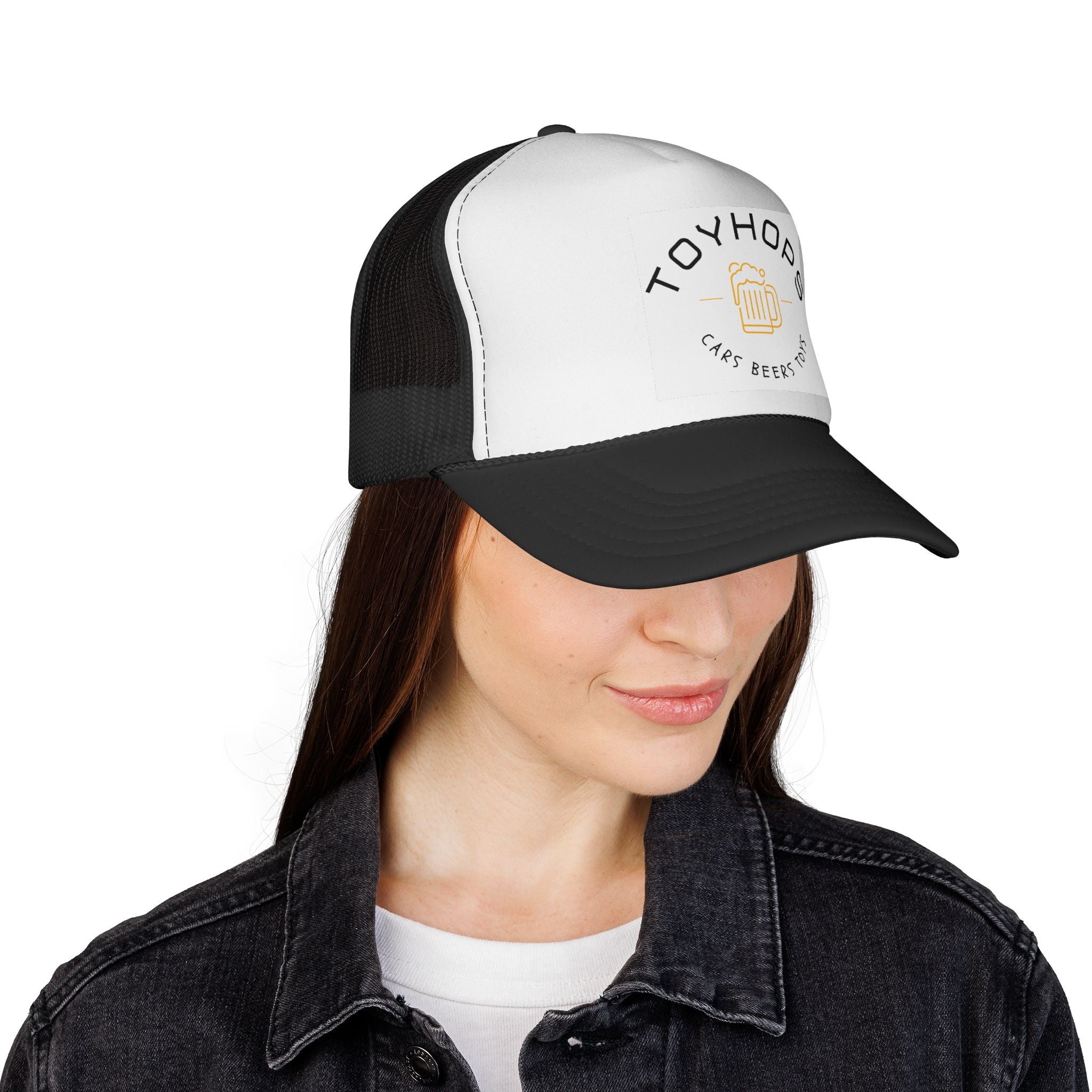 ToyHops Trucker Hat – 'Cars Beers Toys' Retro Mesh Cap