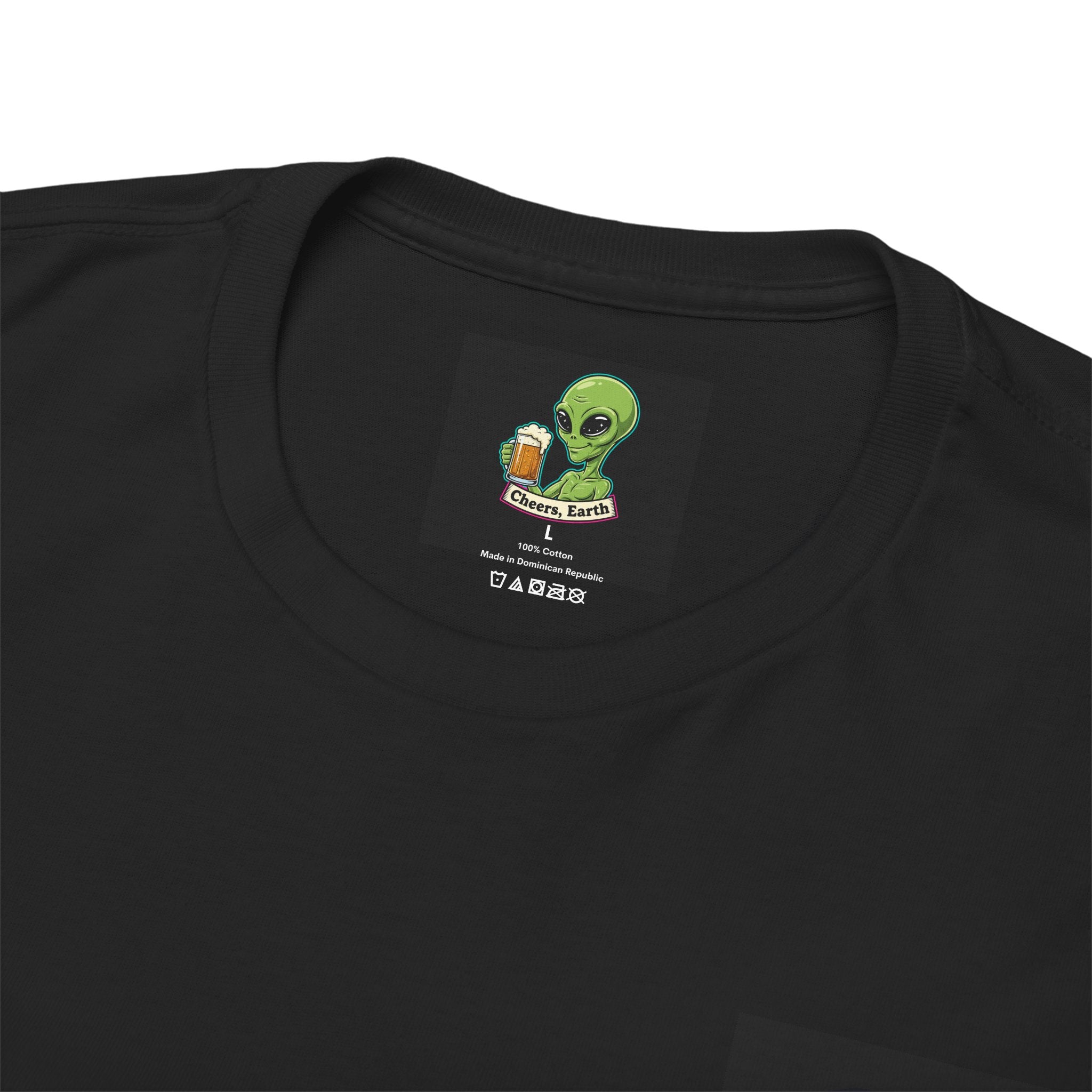 Robot Holding Beer T-Shirt — "Need Money for Beer" Graphic Tee