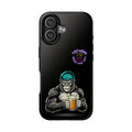 Wildlife Bar Crew Phone Case — Bear, Wolf & Raccoon Drinking Art Tough Phone Case
