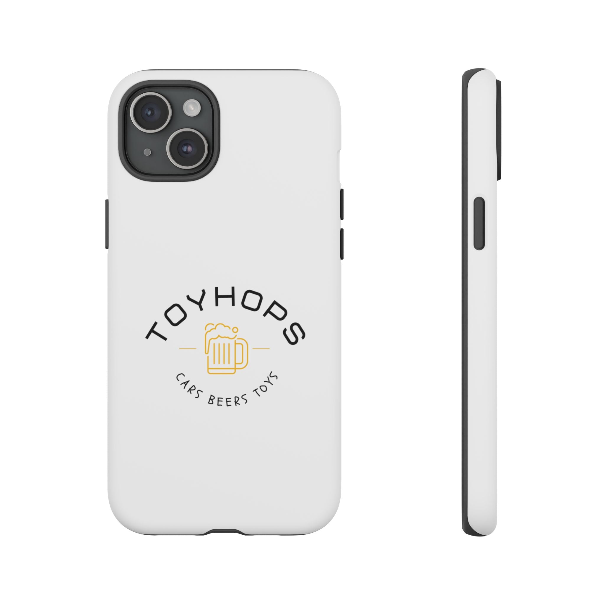 Phone Case — 'TOYHOPS' Logo with Beer Mug (Cars • Beers • Toys)
