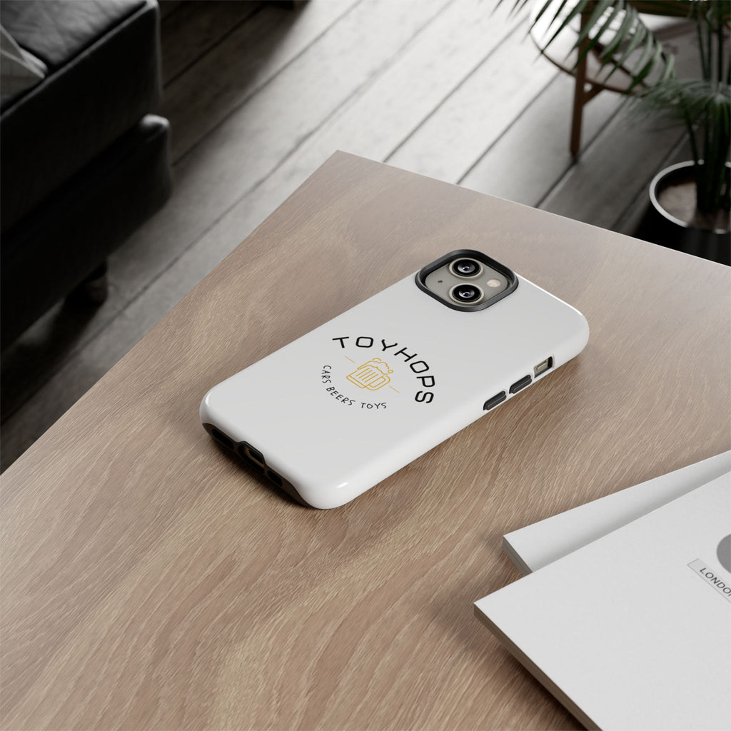 Phone Case — 'TOYHOPS' Logo with Beer Mug (Cars • Beers • Toys)