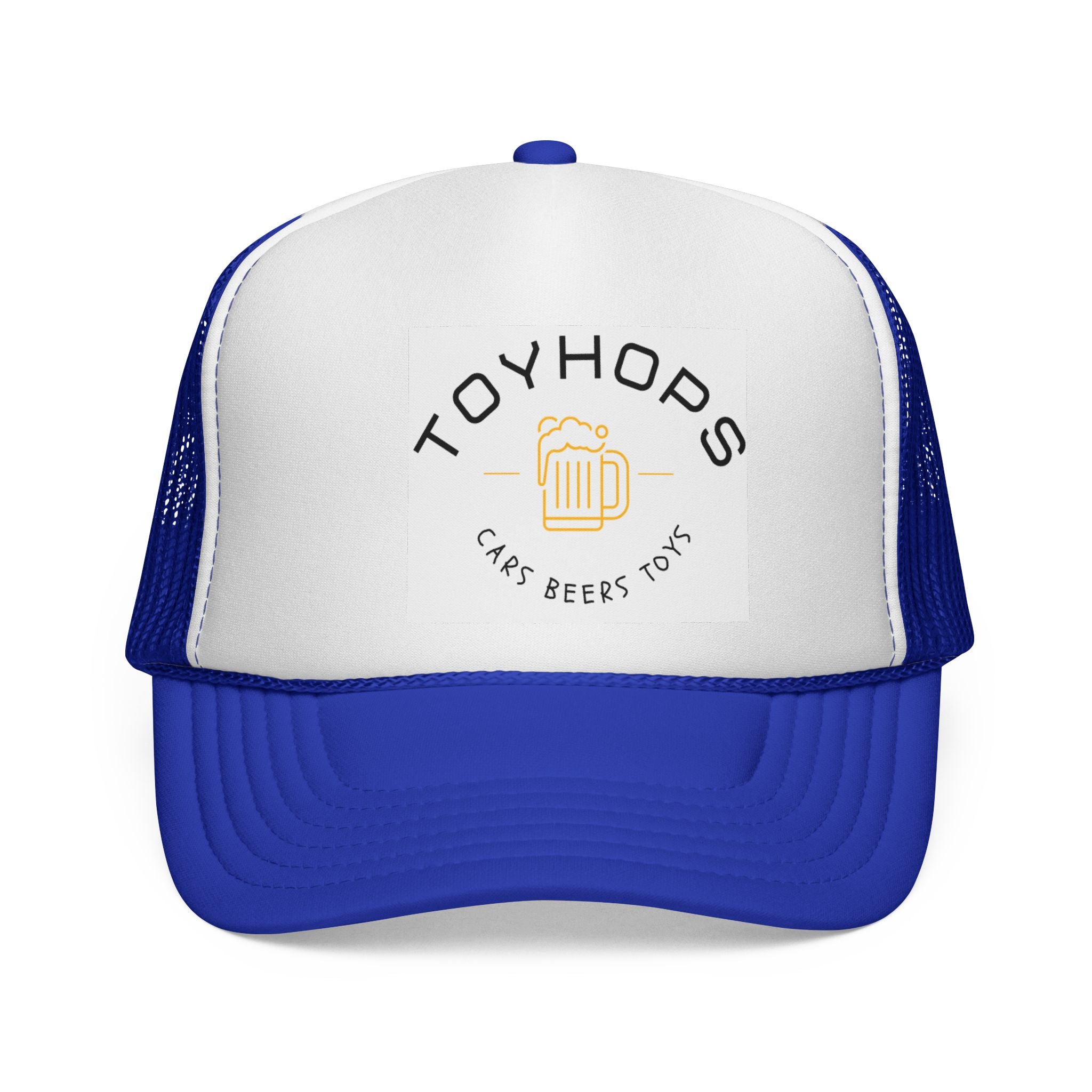 ToyHops Trucker Hat – 'Cars Beers Toys' Retro Mesh Cap