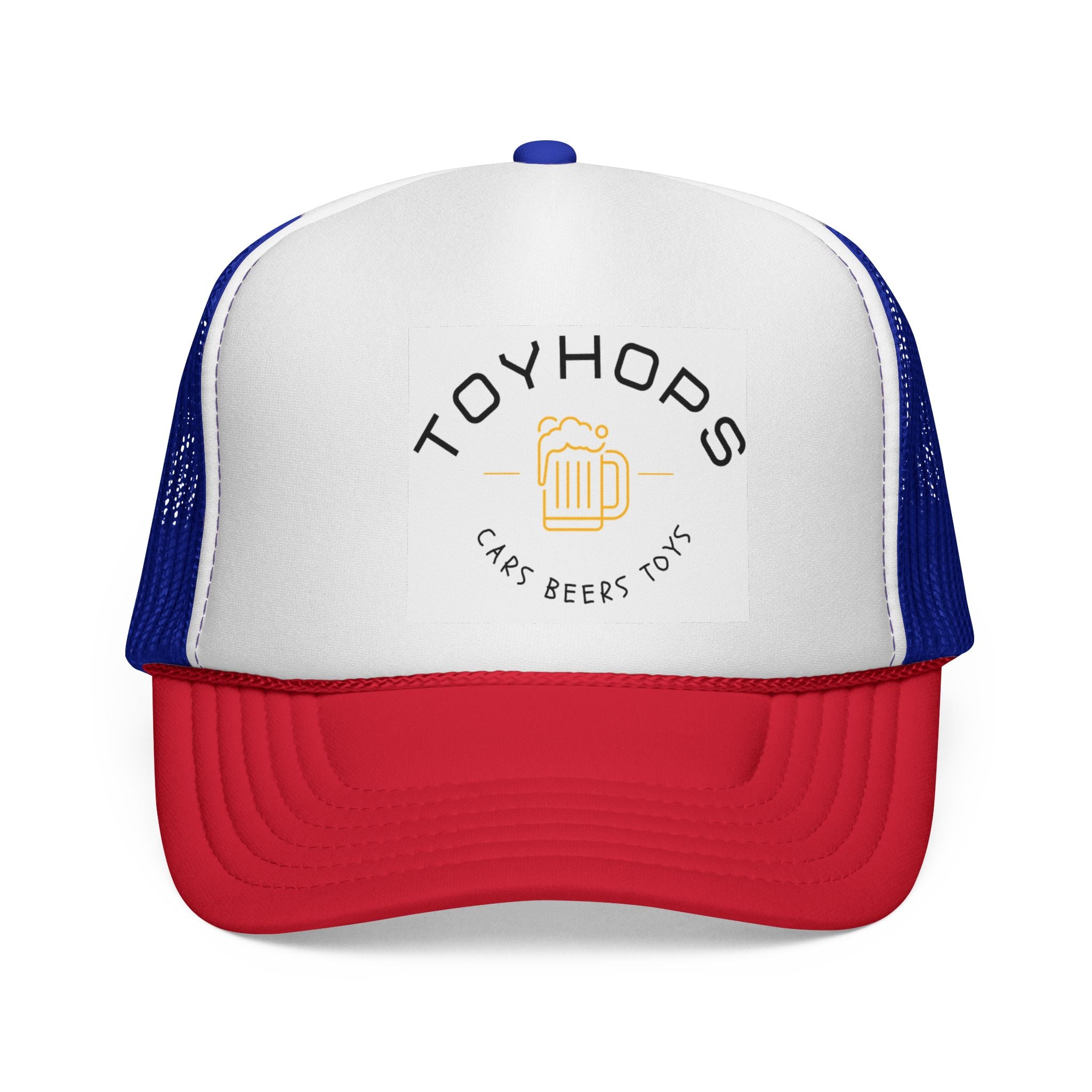 ToyHops Trucker Hat – 'Cars Beers Toys' Retro Mesh Cap