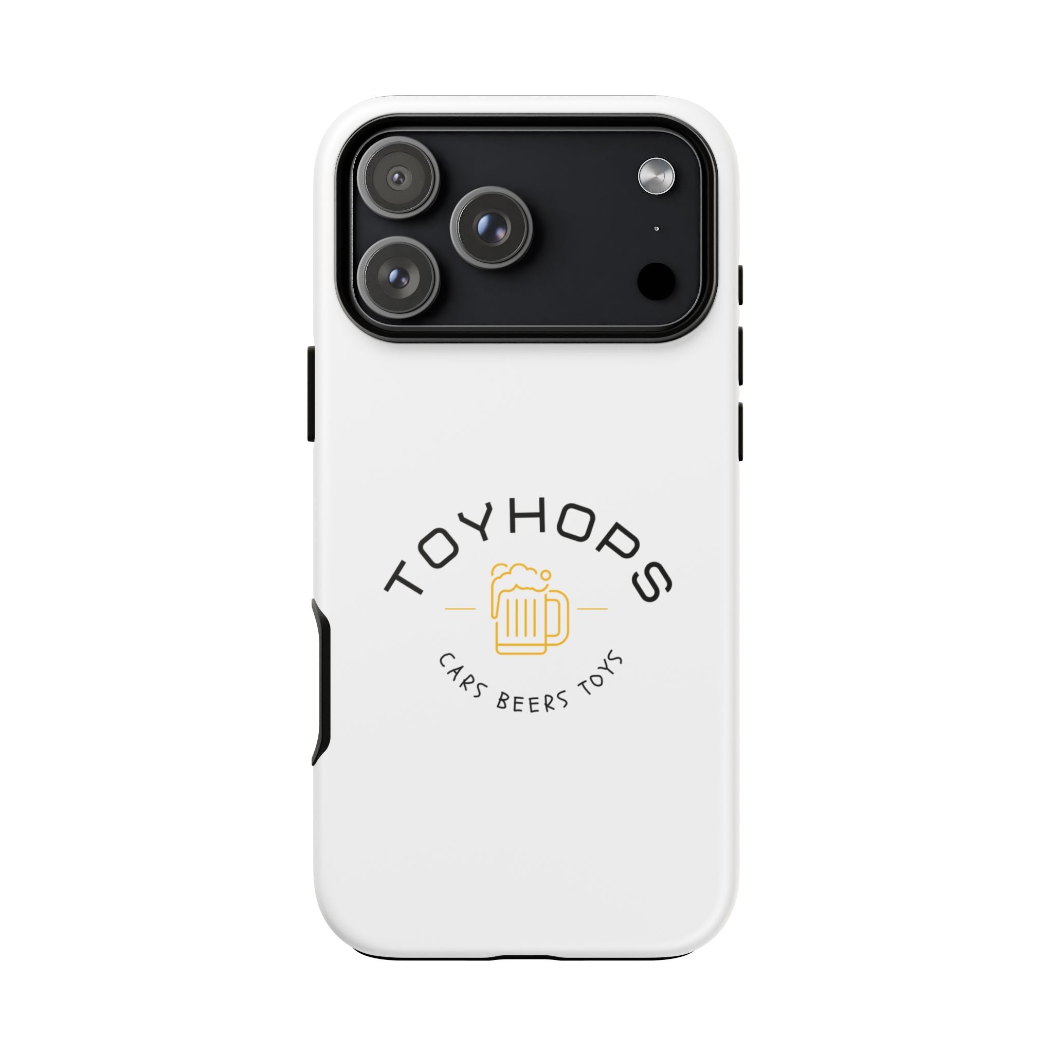 Phone Case — 'TOYHOPS' Logo with Beer Mug (Cars • Beers • Toys)