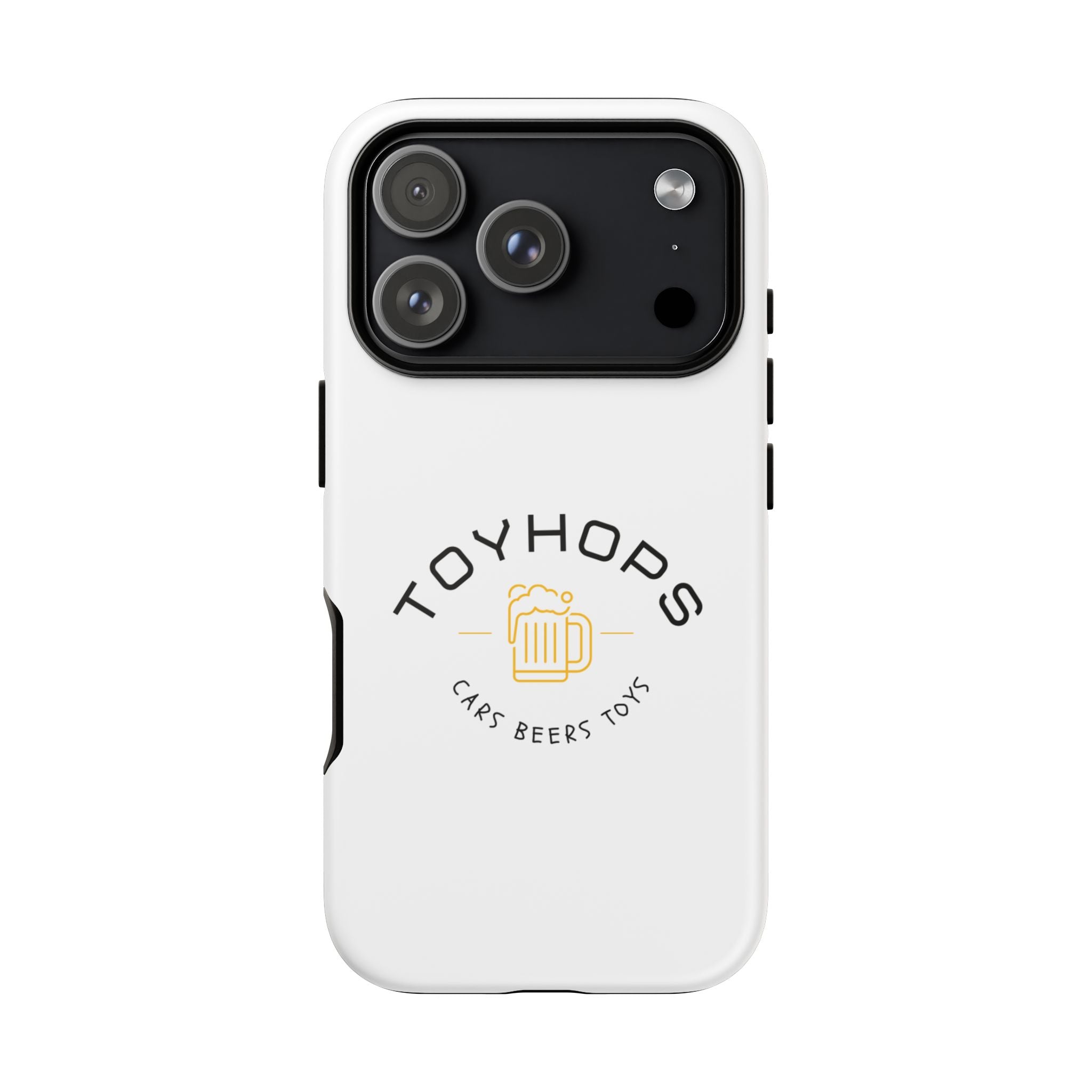 Phone Case — 'TOYHOPS' Logo with Beer Mug (Cars • Beers • Toys)