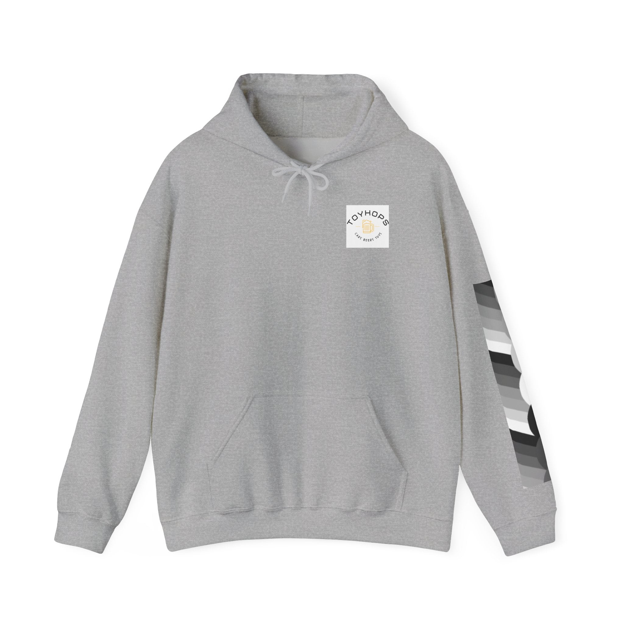 Racing Retro Hoodie — Neon Sports Car Graphic Sweatshirt