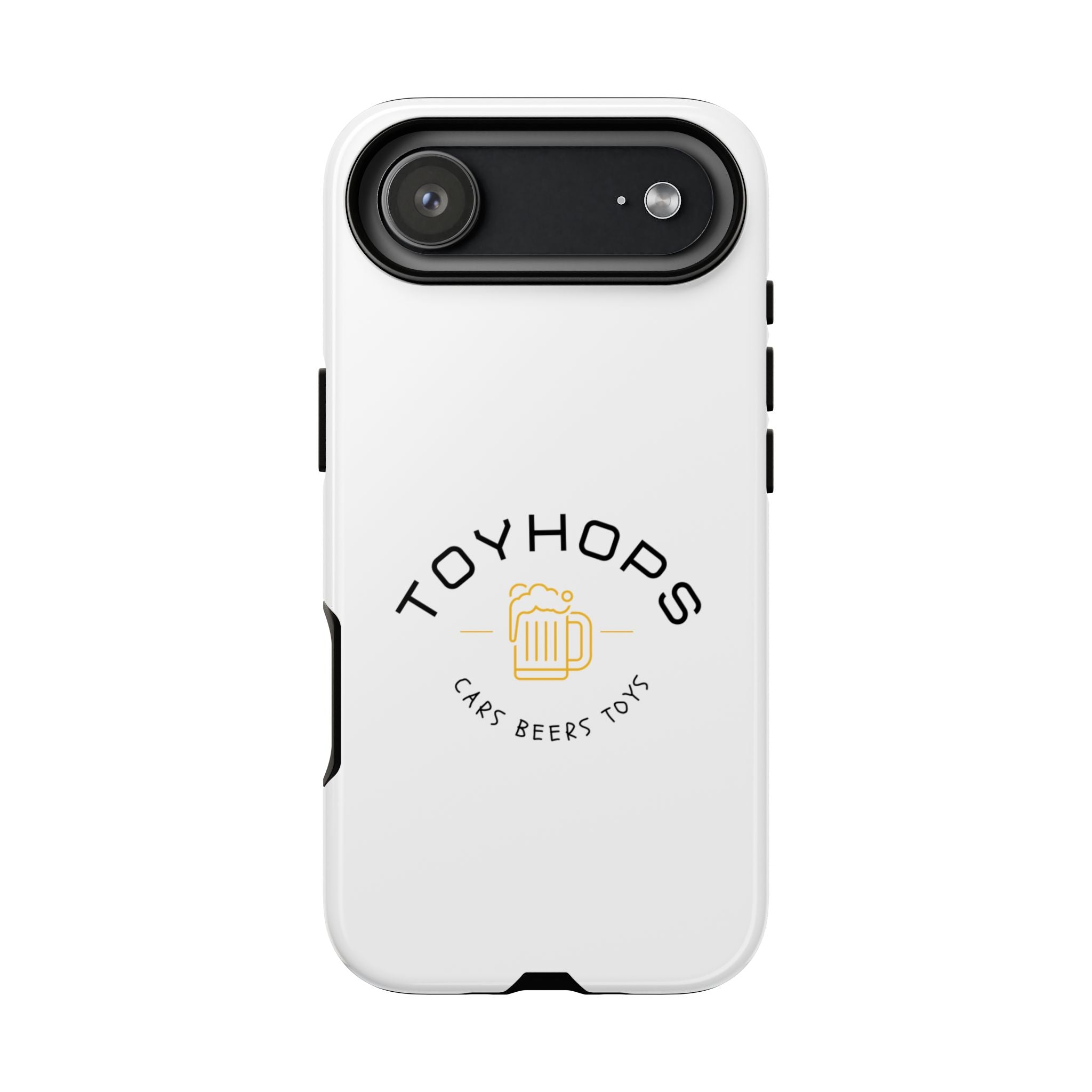 Phone Case — 'TOYHOPS' Logo with Beer Mug (Cars • Beers • Toys)