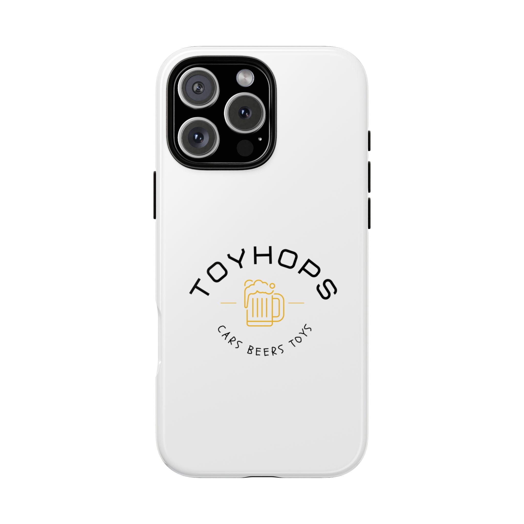 Phone Case — 'TOYHOPS' Logo with Beer Mug (Cars • Beers • Toys)