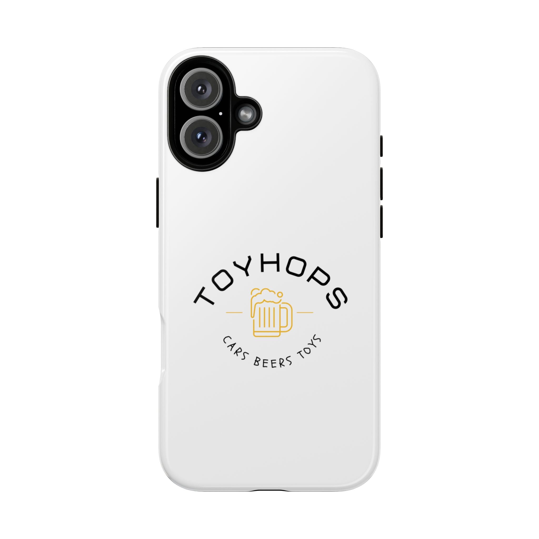 Phone Case — 'TOYHOPS' Logo with Beer Mug (Cars • Beers • Toys)