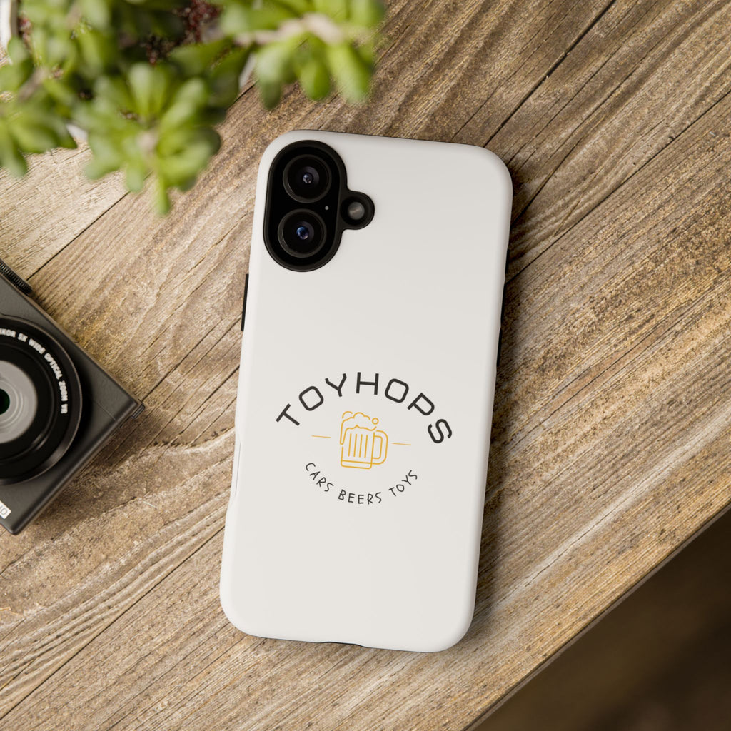 Phone Case — 'TOYHOPS' Logo with Beer Mug (Cars • Beers • Toys)