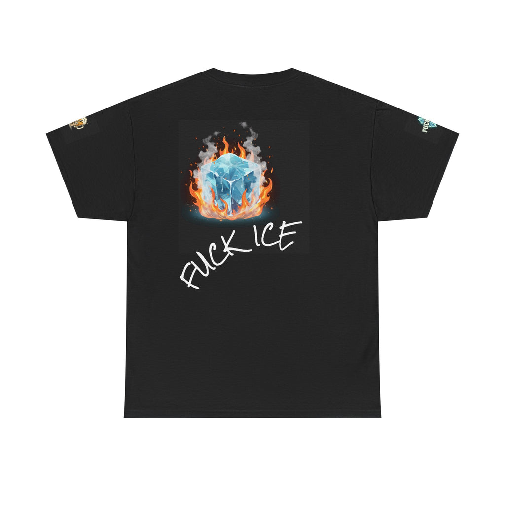 Graphic Tee — 'F*** Ice' Flaming Ice Cube Streetwear T-Shirt