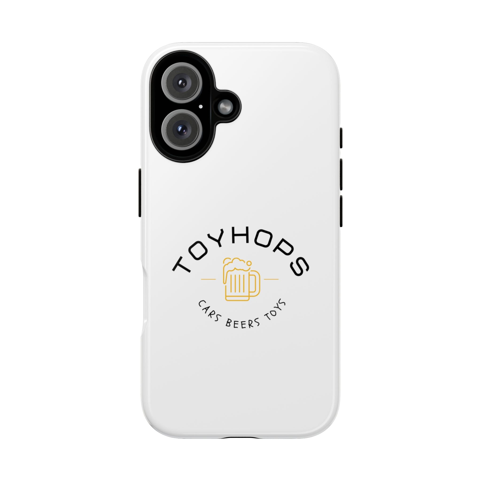 Phone Case — 'TOYHOPS' Logo with Beer Mug (Cars • Beers • Toys)