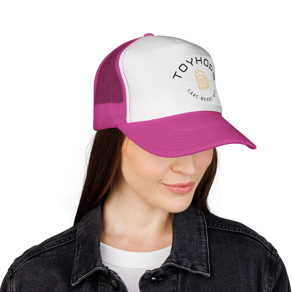 ToyHops Trucker Hat – 'Cars Beers Toys' Retro Mesh Cap