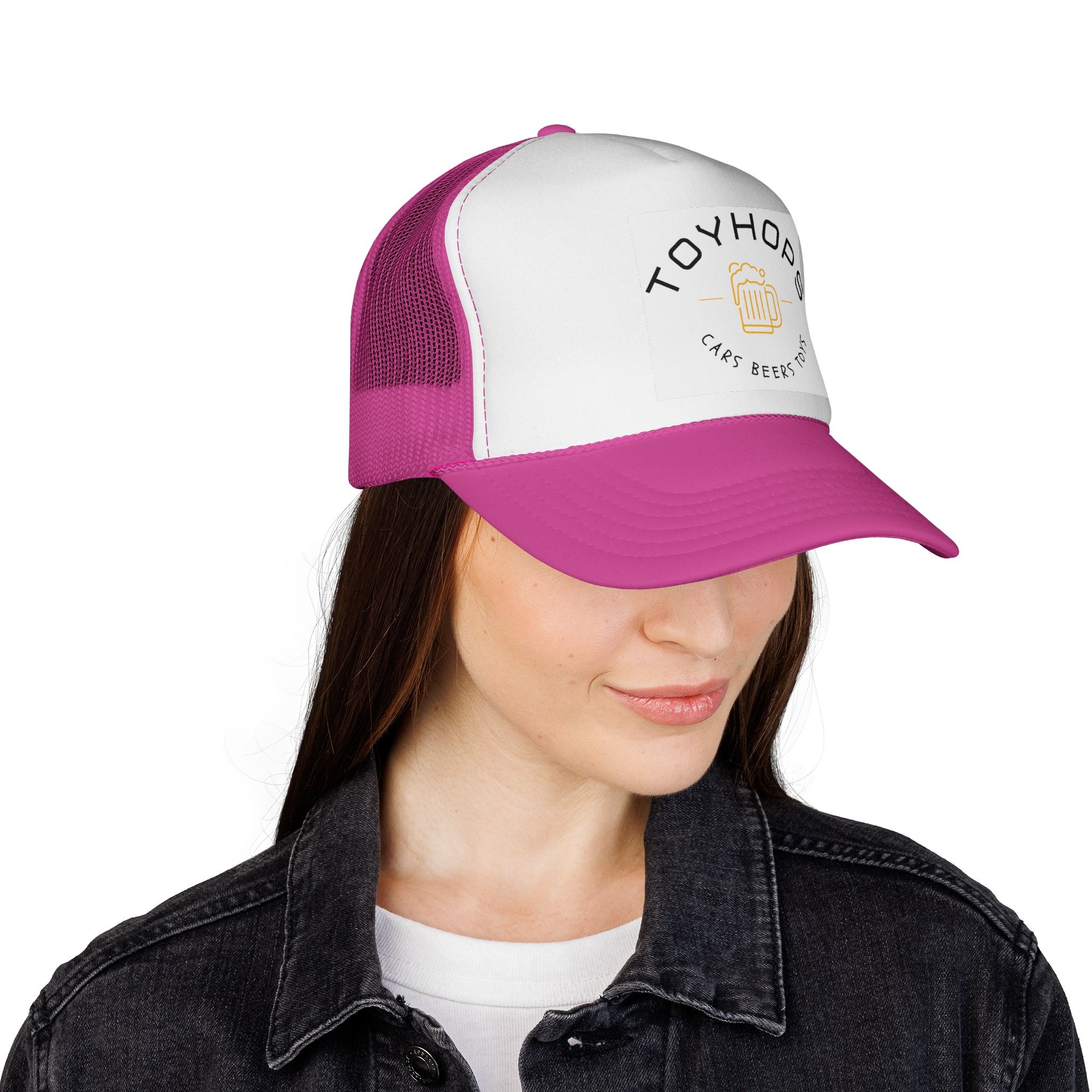 ToyHops Trucker Hat – 'Cars Beers Toys' Retro Mesh Cap