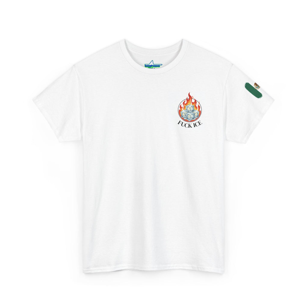 Graphic Tee — 'Viva Mexico' & 'Fuck ICE' Illustrated Design