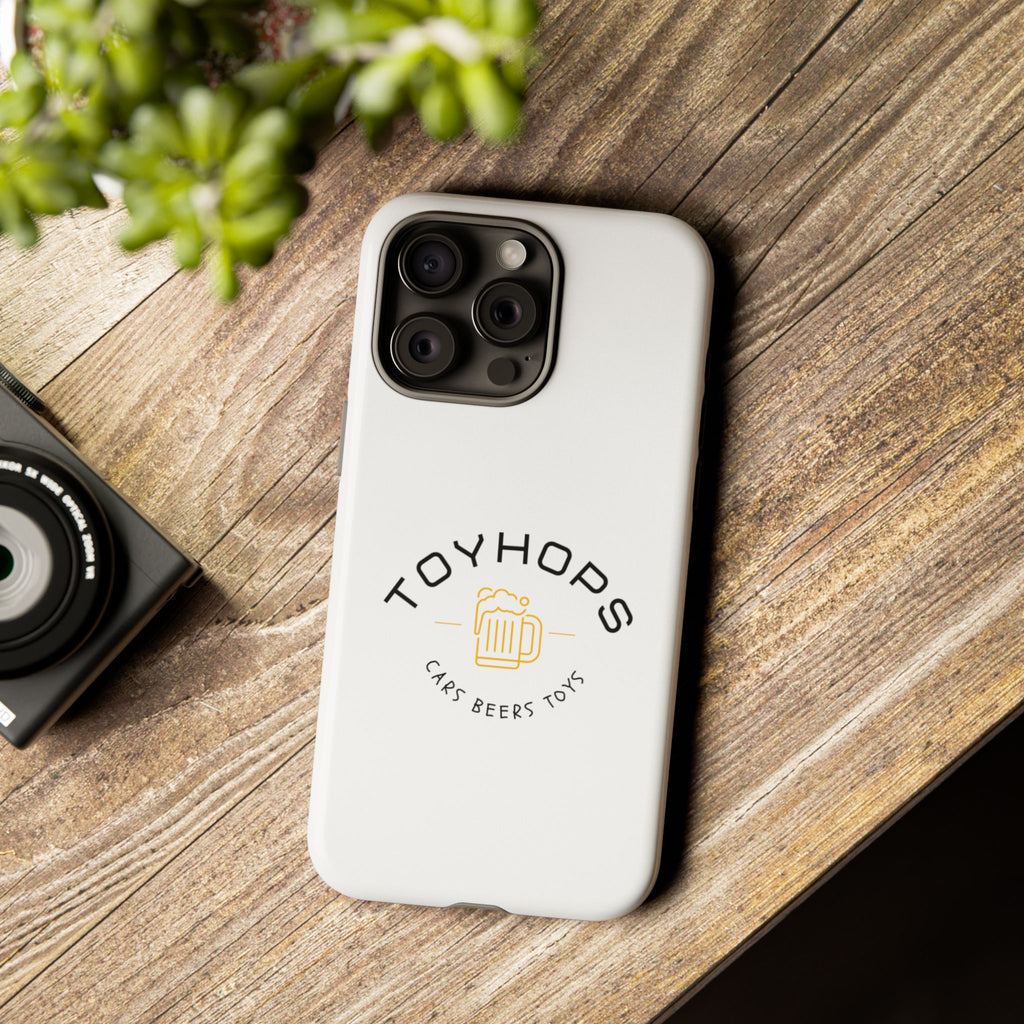 Phone Case — 'TOYHOPS' Logo with Beer Mug (Cars • Beers • Toys)