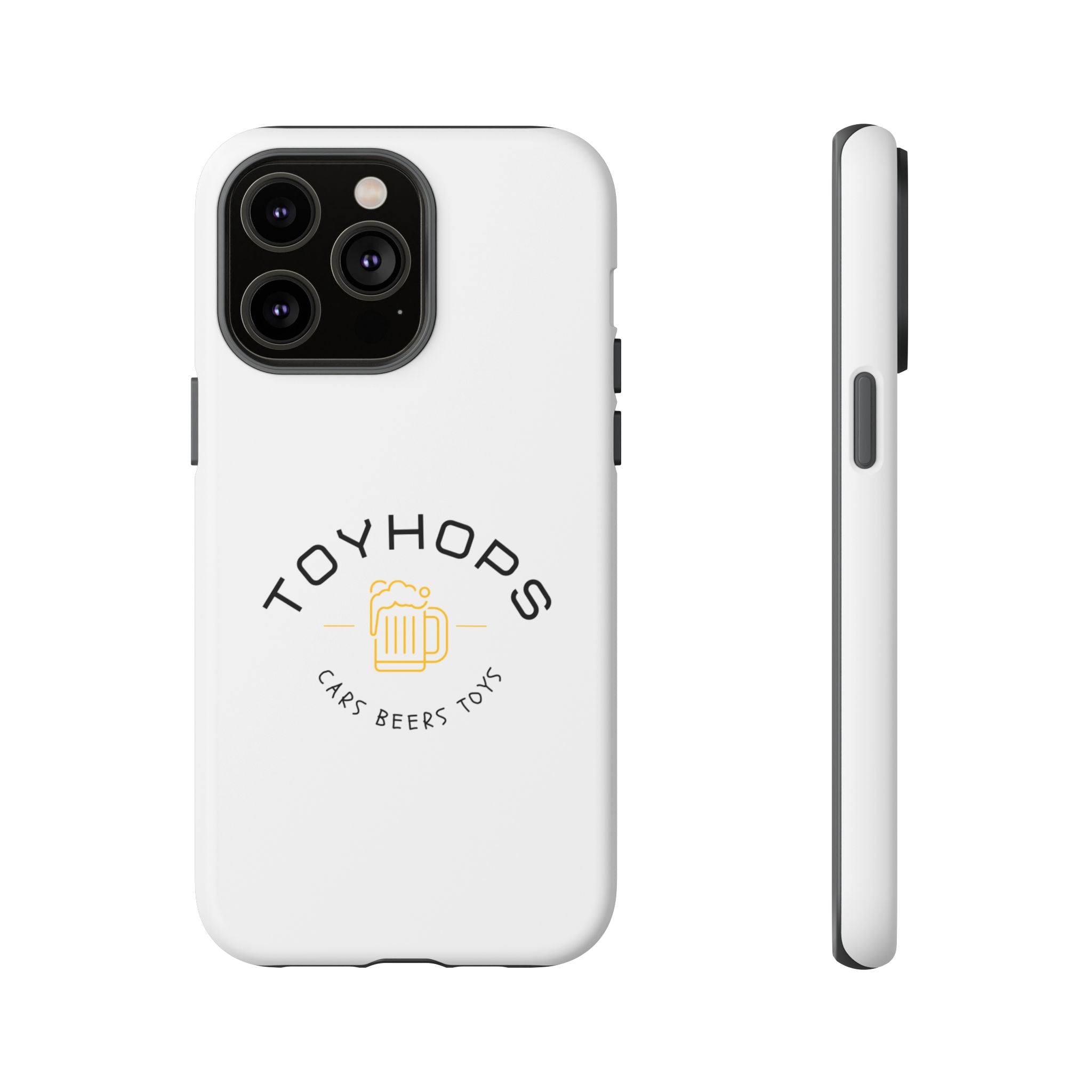 Phone Case — 'TOYHOPS' Logo with Beer Mug (Cars • Beers • Toys)