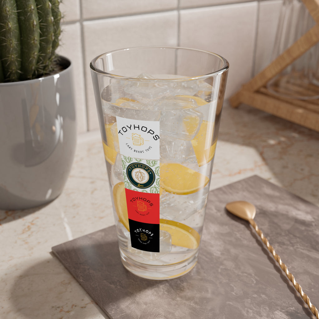 Toyhops Mixing Glass 16oz — Cocktail Mixing & Bartending Glass