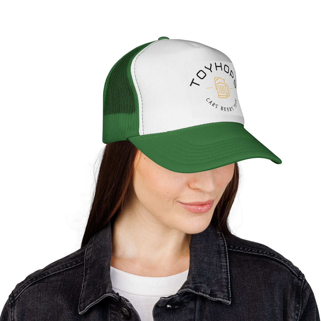 ToyHops Trucker Hat – 'Cars Beers Toys' Retro Mesh Cap