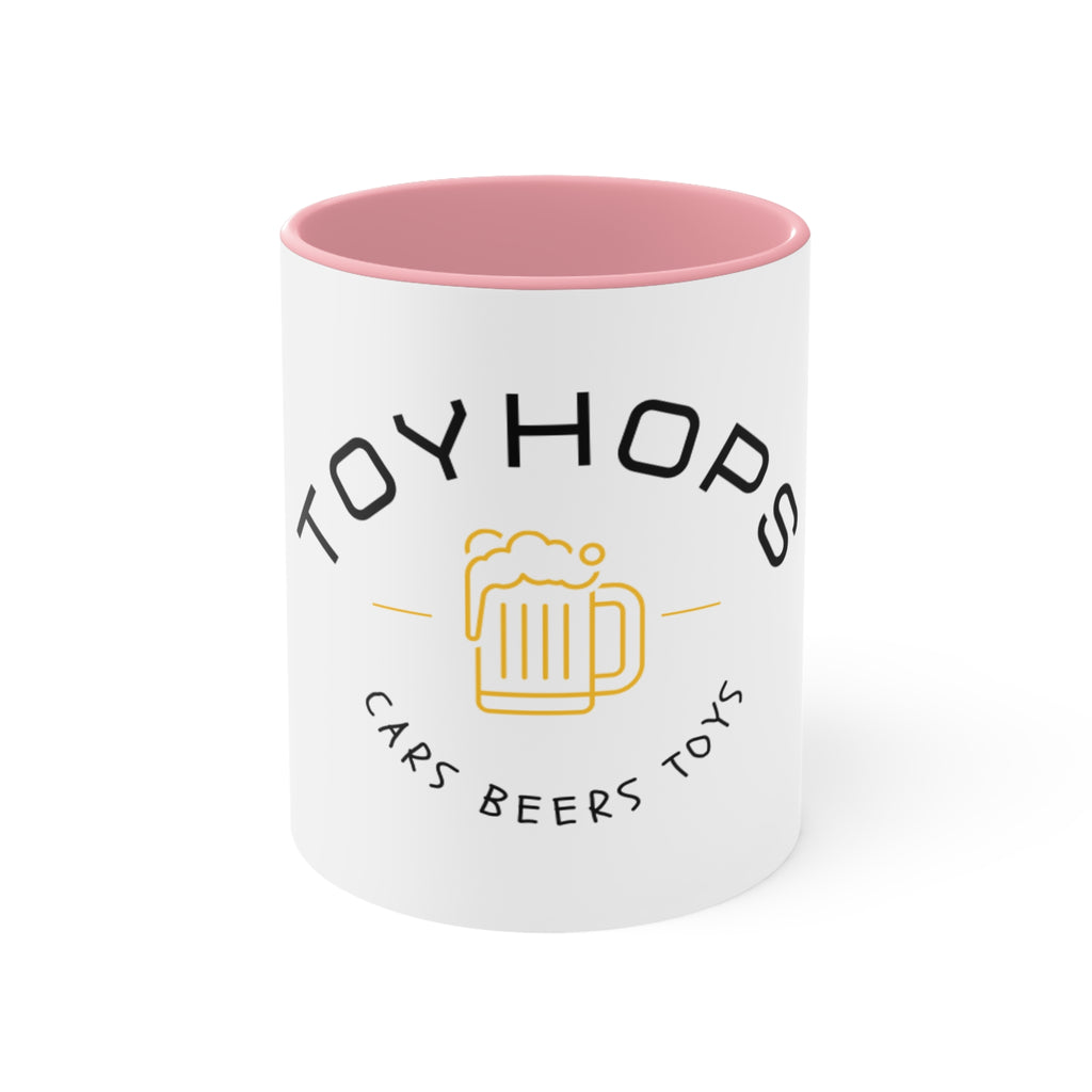 Kiss-Cut Sticker — 'TOYHOPS' Logo with Beer Mug (Cars, Beers, Toys)