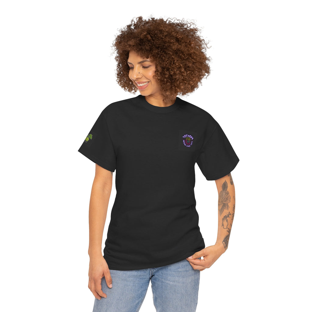 Robot Holding Beer T-Shirt — "Need Money for Beer" Graphic Tee