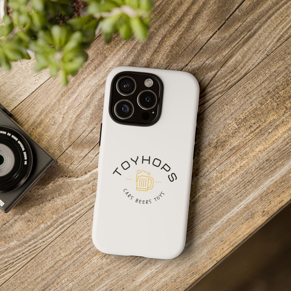 Phone Case — 'TOYHOPS' Logo with Beer Mug (Cars • Beers • Toys)