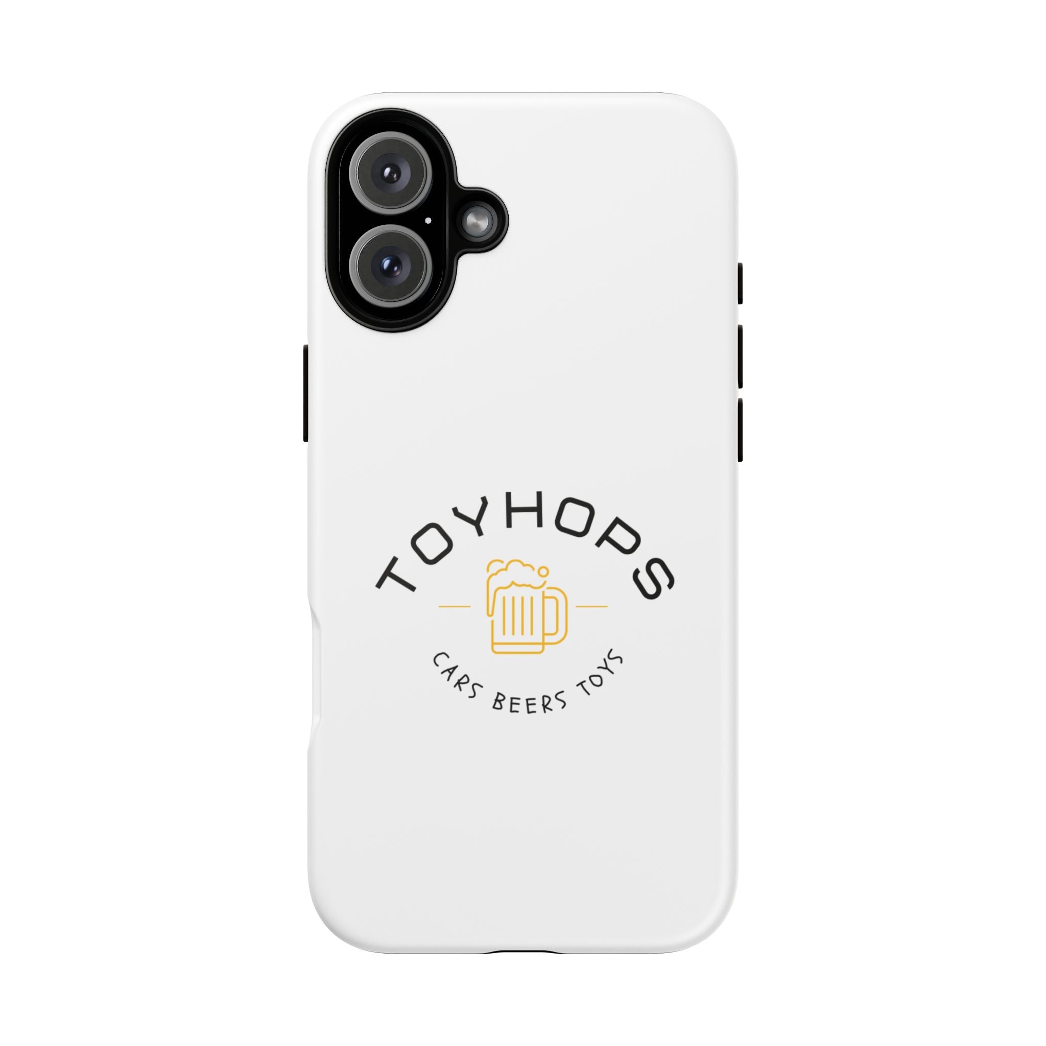 Phone Case — 'TOYHOPS' Logo with Beer Mug (Cars • Beers • Toys)