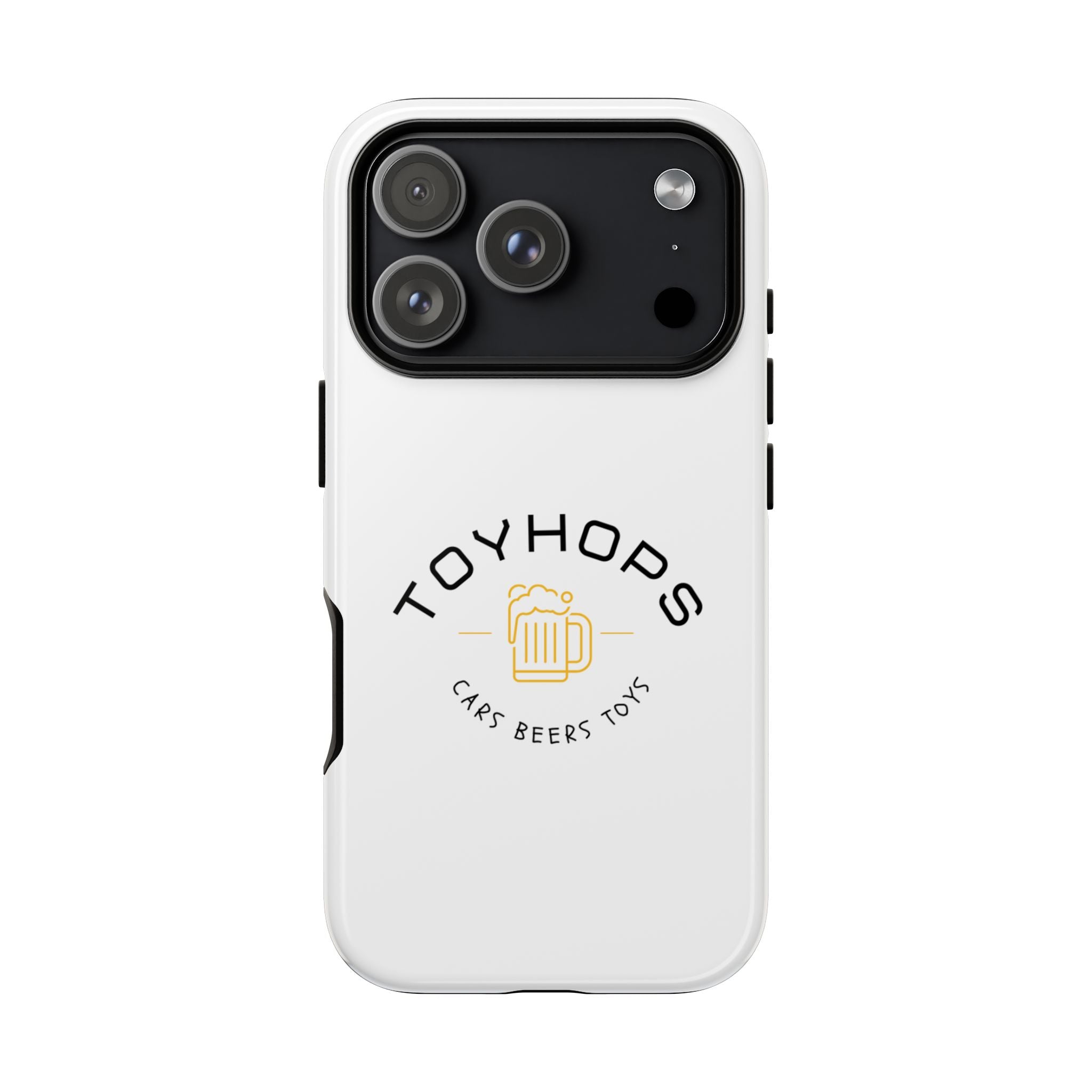 Phone Case — 'TOYHOPS' Logo with Beer Mug (Cars • Beers • Toys)