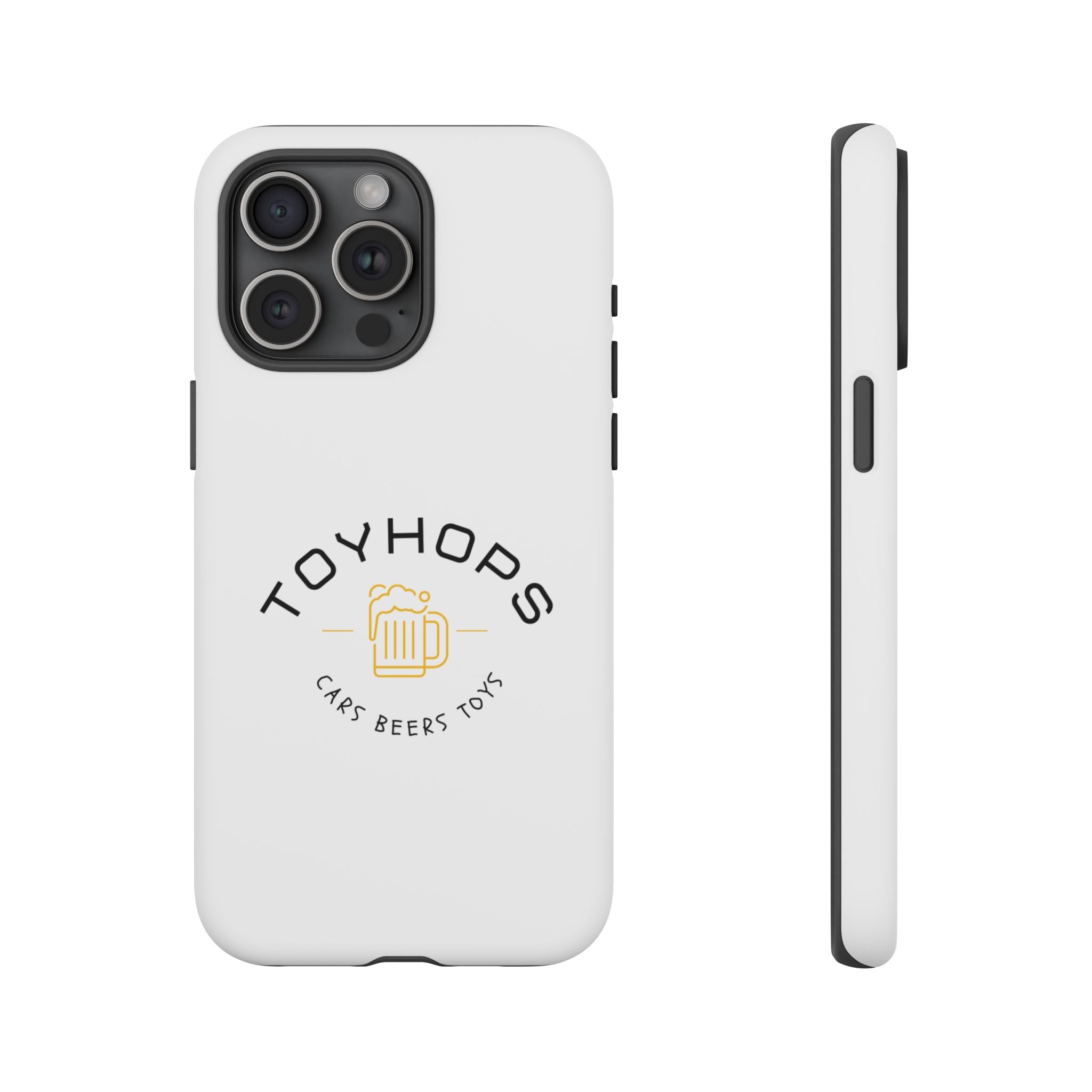 Phone Case — 'TOYHOPS' Logo with Beer Mug (Cars • Beers • Toys)