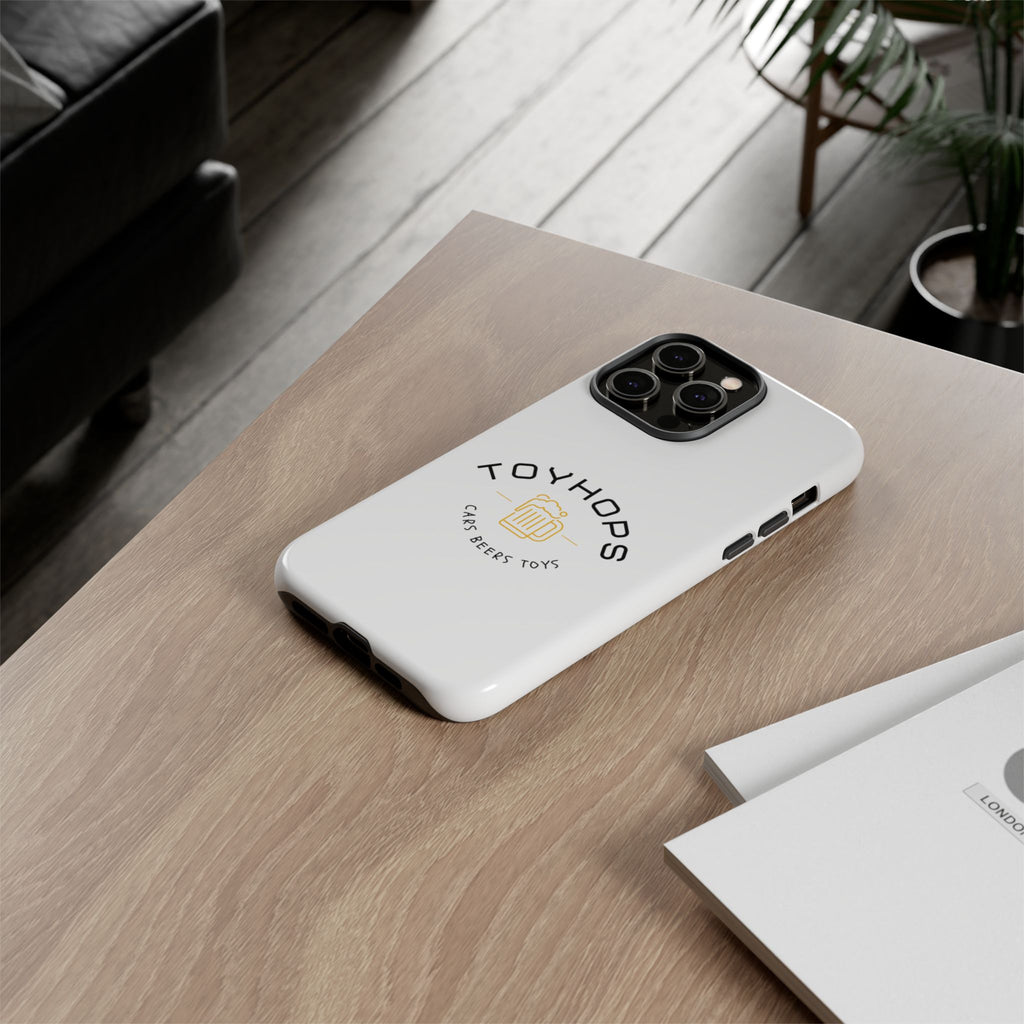 Phone Case — 'TOYHOPS' Logo with Beer Mug (Cars • Beers • Toys)