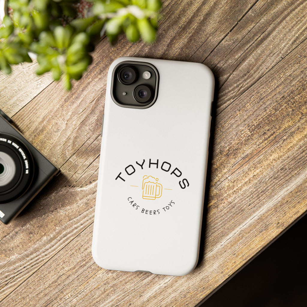 Phone Case — 'TOYHOPS' Logo with Beer Mug (Cars • Beers • Toys)