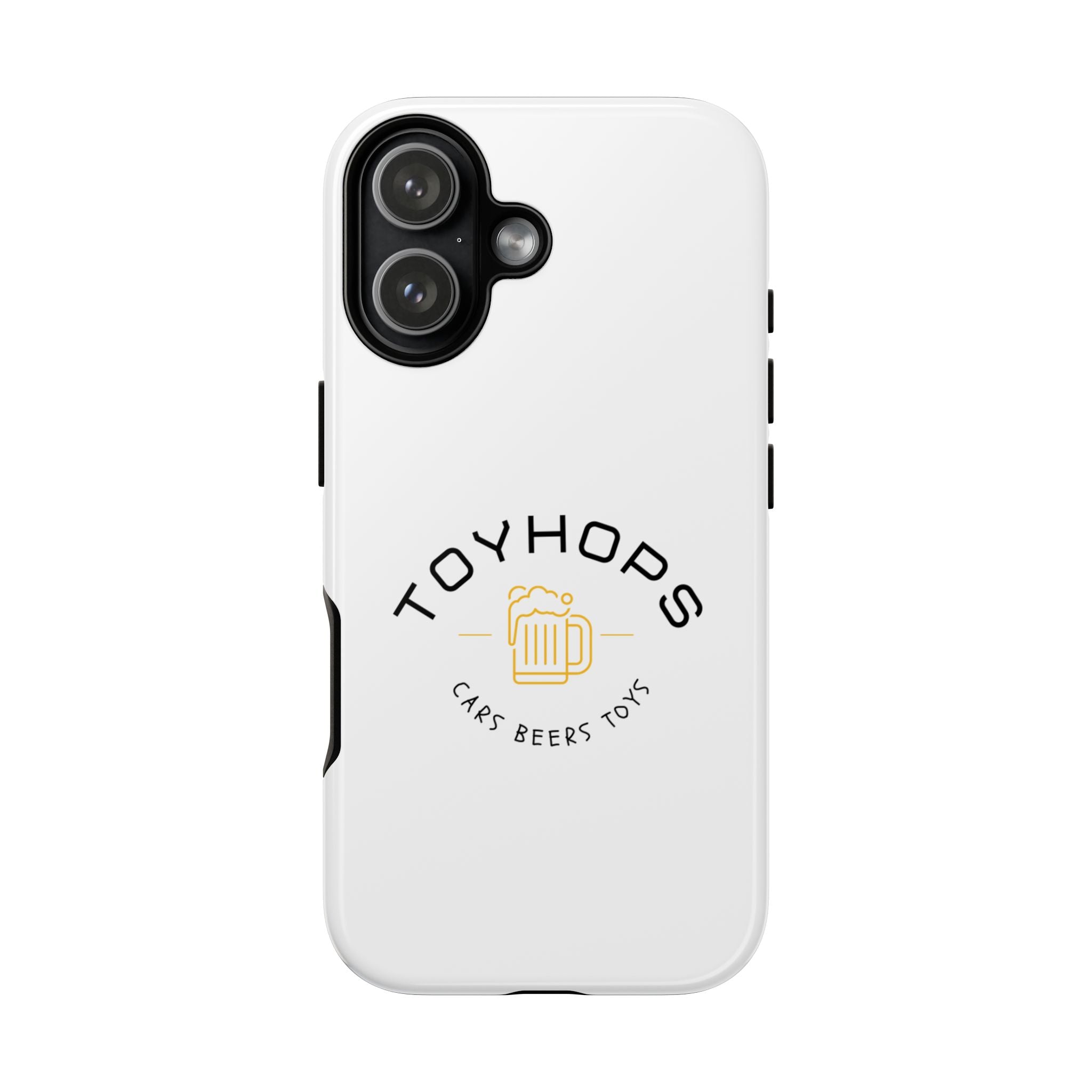 Phone Case — 'TOYHOPS' Logo with Beer Mug (Cars • Beers • Toys)