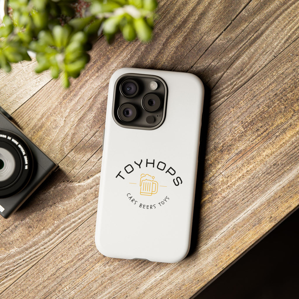 Phone Case — 'TOYHOPS' Logo with Beer Mug (Cars • Beers • Toys)