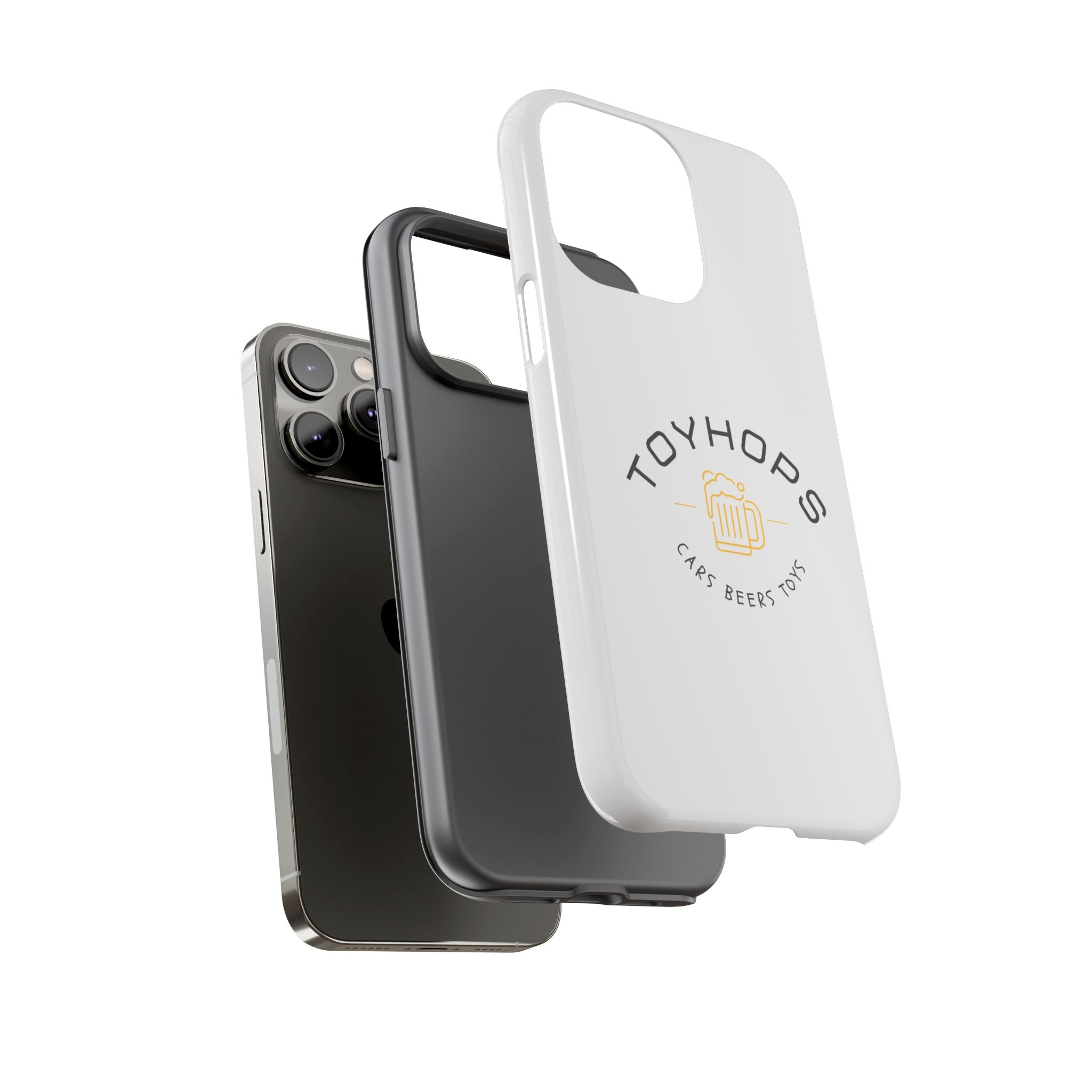 Phone Case — 'TOYHOPS' Logo with Beer Mug (Cars • Beers • Toys)