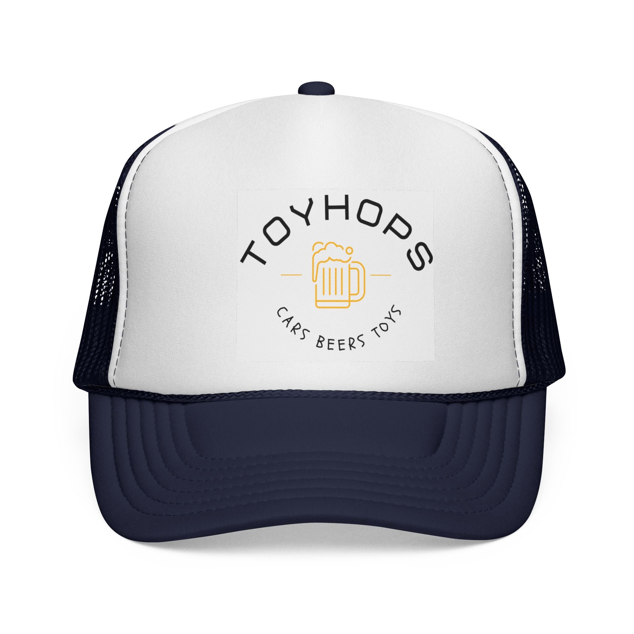 ToyHops Trucker Hat – 'Cars Beers Toys' Retro Mesh Cap