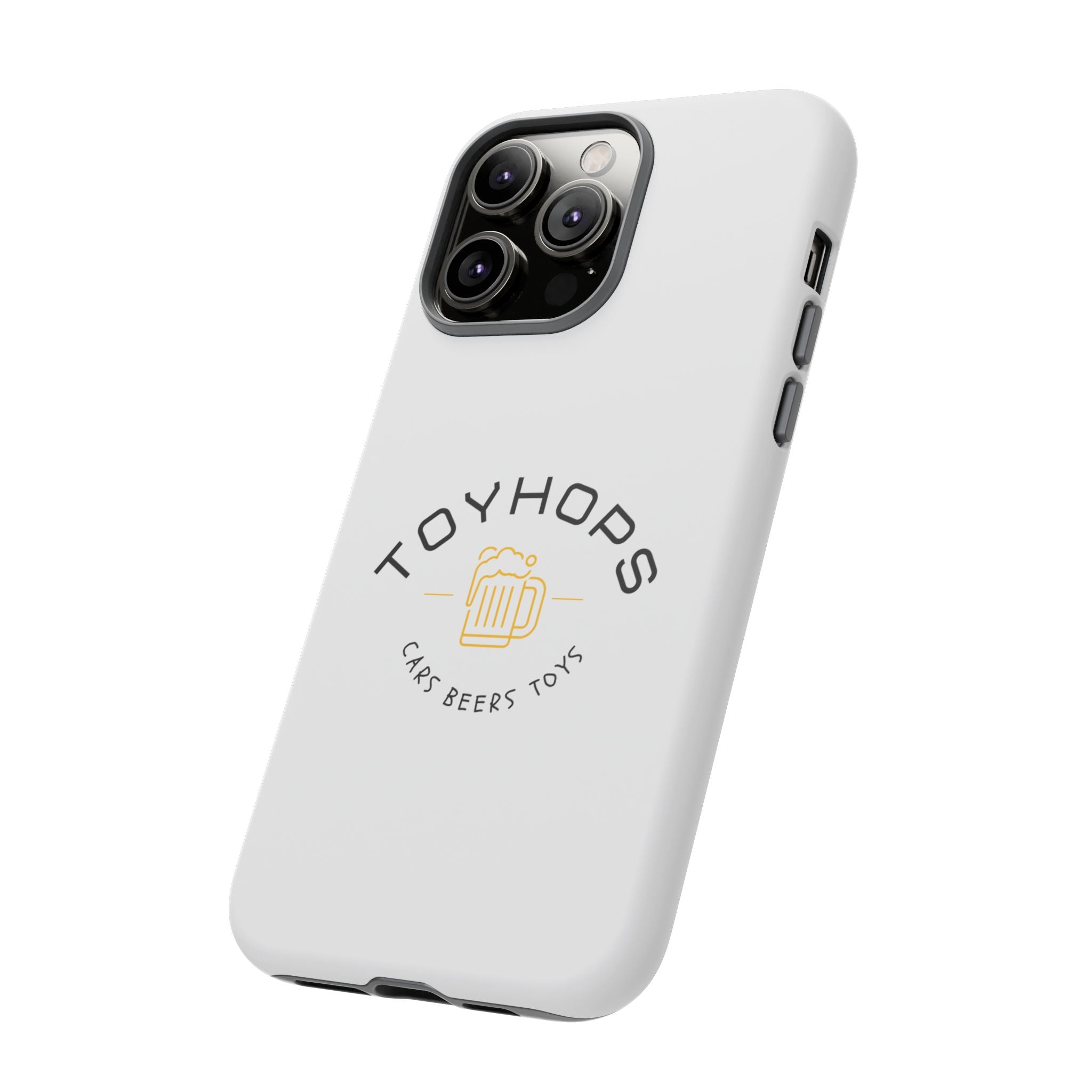 Phone Case — 'TOYHOPS' Logo with Beer Mug (Cars • Beers • Toys)