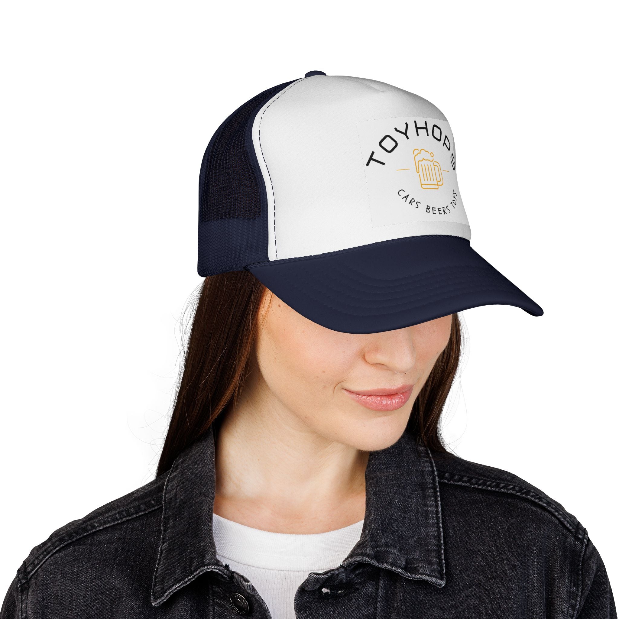 ToyHops Trucker Hat – 'Cars Beers Toys' Retro Mesh Cap