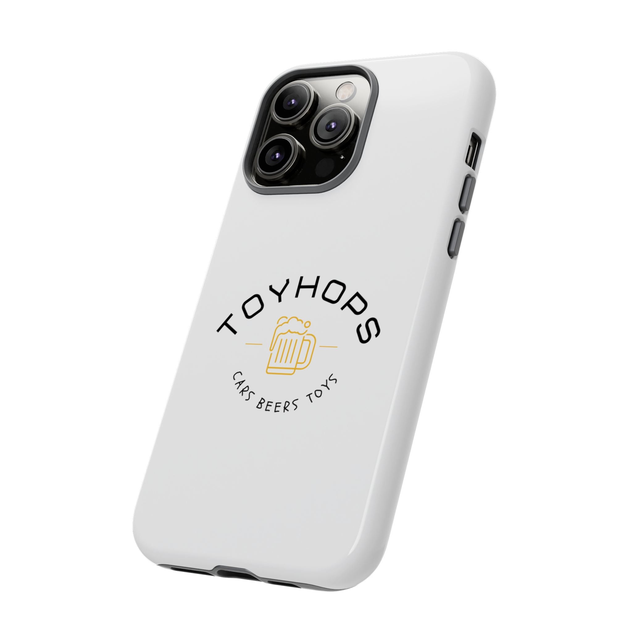 Phone Case — 'TOYHOPS' Logo with Beer Mug (Cars • Beers • Toys)
