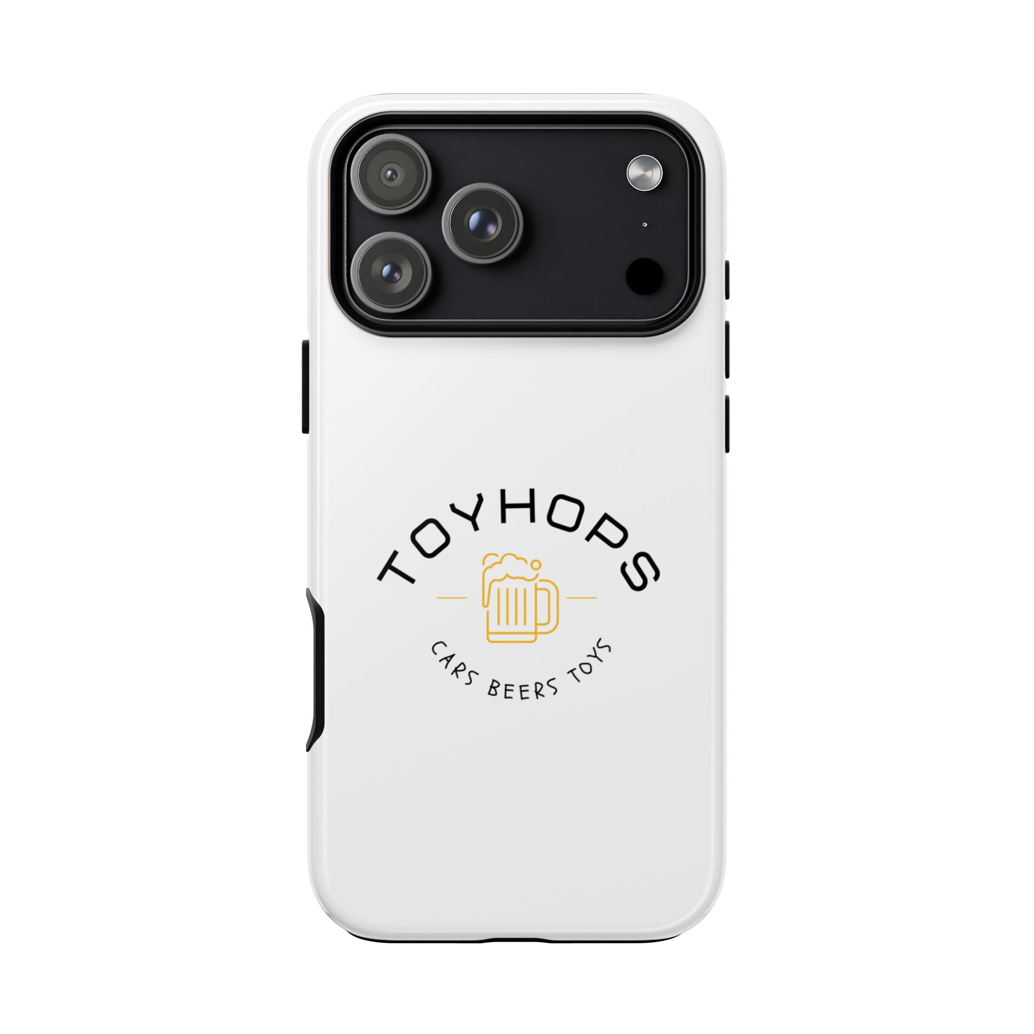 Phone Case — 'TOYHOPS' Logo with Beer Mug (Cars • Beers • Toys)