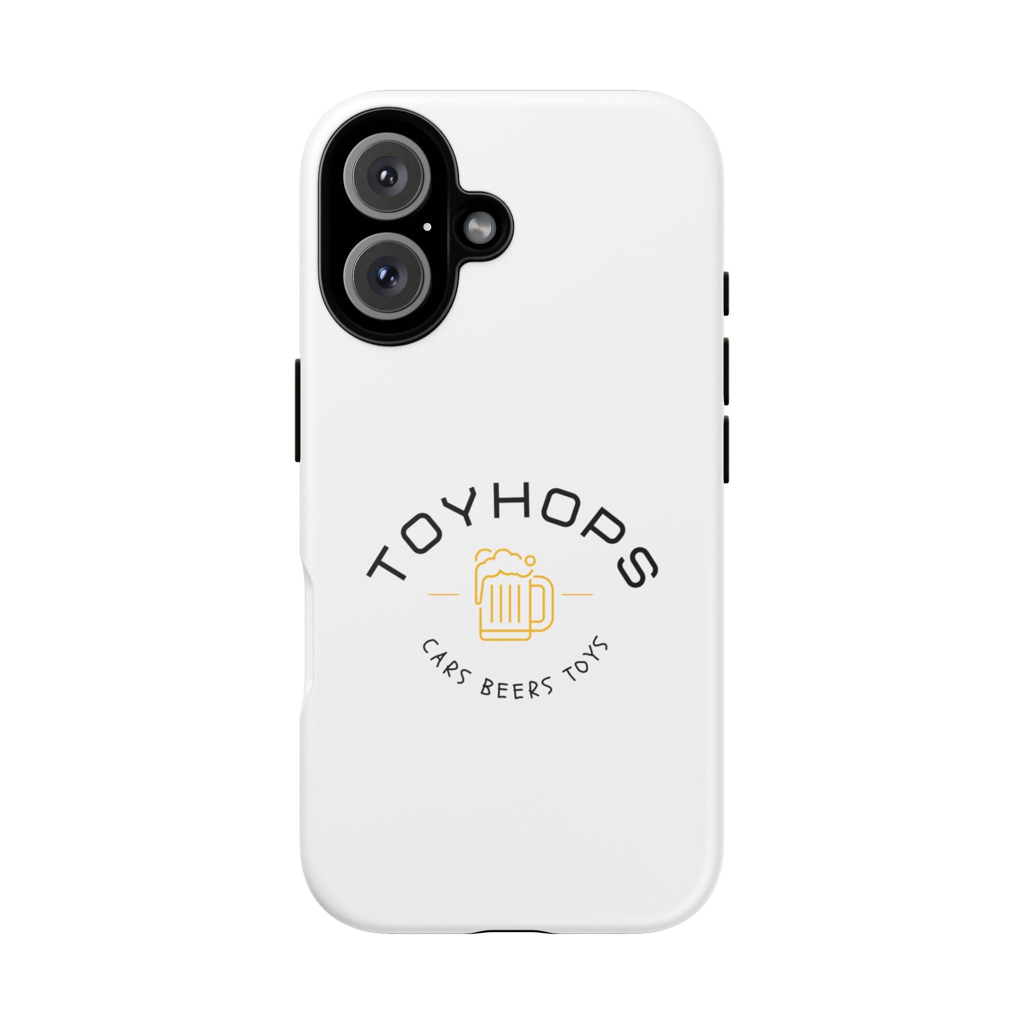 Phone Case — 'TOYHOPS' Logo with Beer Mug (Cars • Beers • Toys)