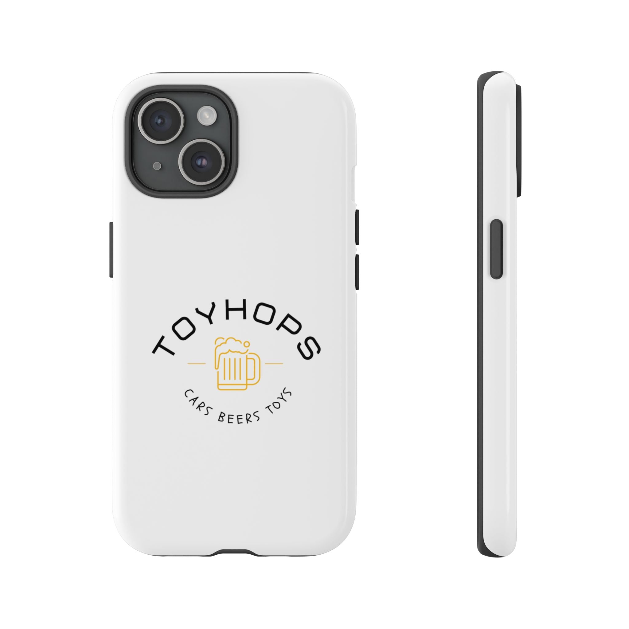 Phone Case — 'TOYHOPS' Logo with Beer Mug (Cars • Beers • Toys)