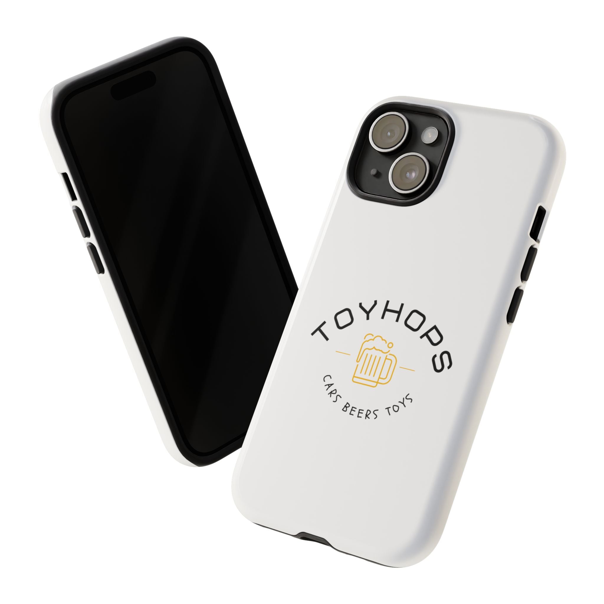 Phone Case — 'TOYHOPS' Logo with Beer Mug (Cars • Beers • Toys)