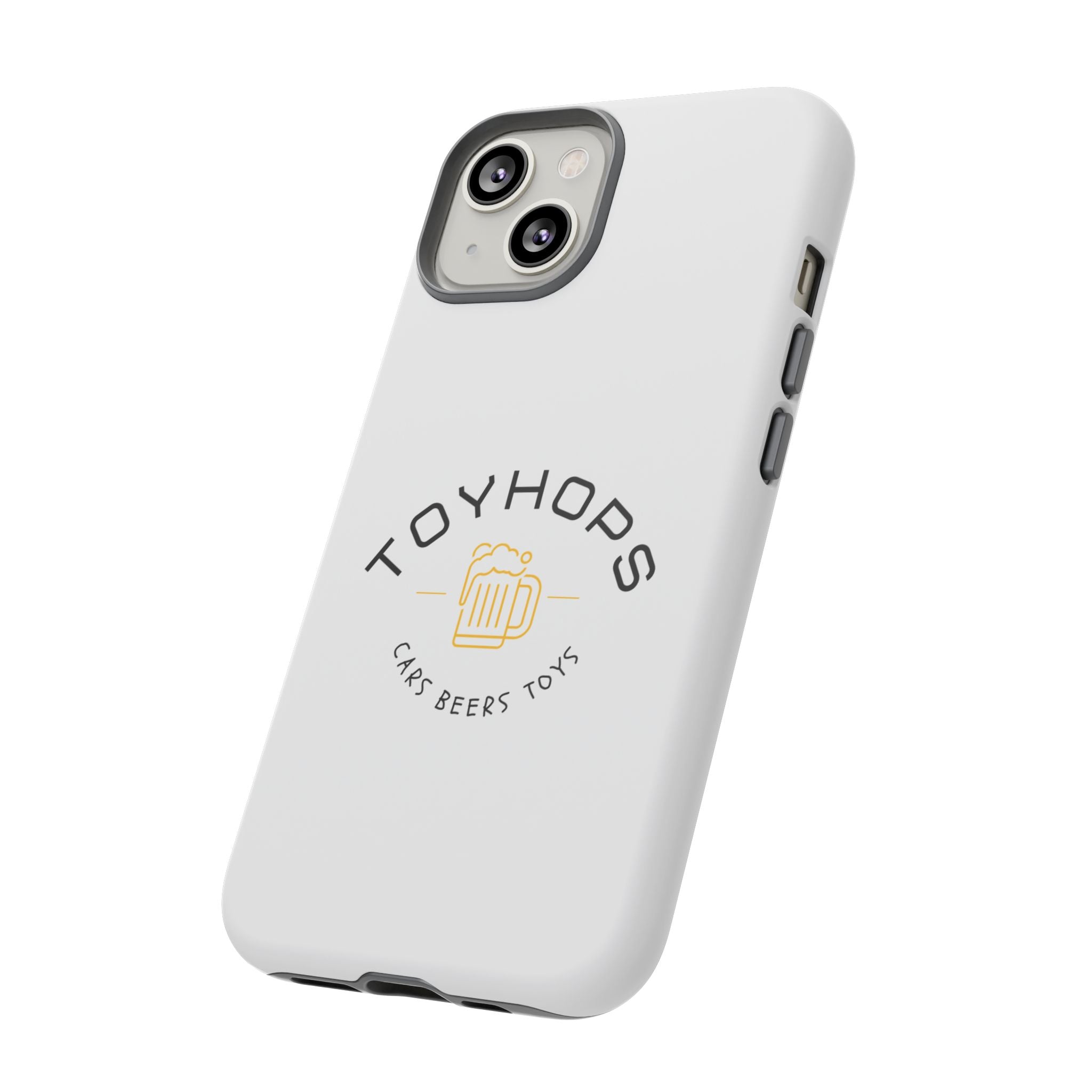 Phone Case — 'TOYHOPS' Logo with Beer Mug (Cars • Beers • Toys)