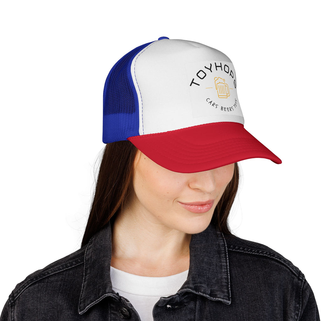 ToyHops Trucker Hat – 'Cars Beers Toys' Retro Mesh Cap
