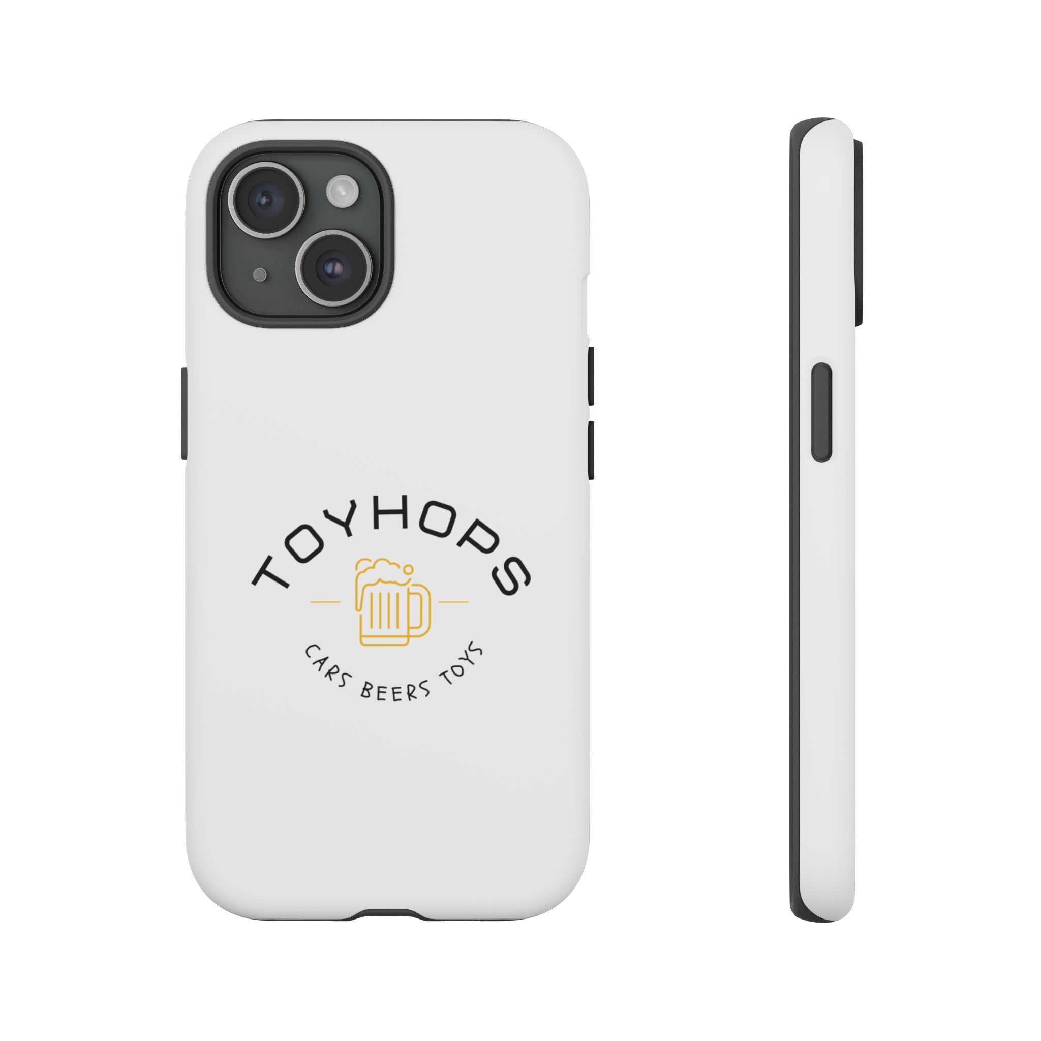 Phone Case — 'TOYHOPS' Logo with Beer Mug (Cars • Beers • Toys)