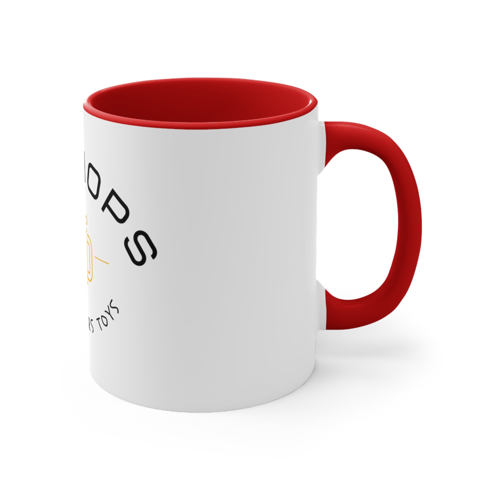 Kiss-Cut Sticker — 'TOYHOPS' Logo with Beer Mug (Cars, Beers, Toys)