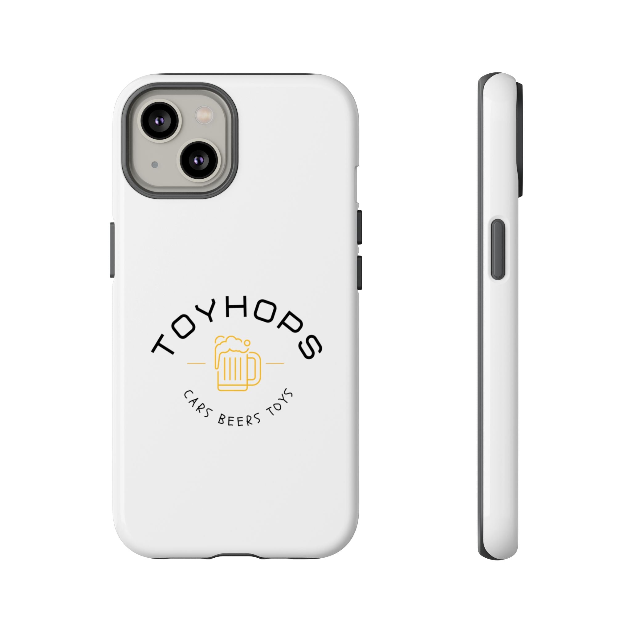 Phone Case — 'TOYHOPS' Logo with Beer Mug (Cars • Beers • Toys)