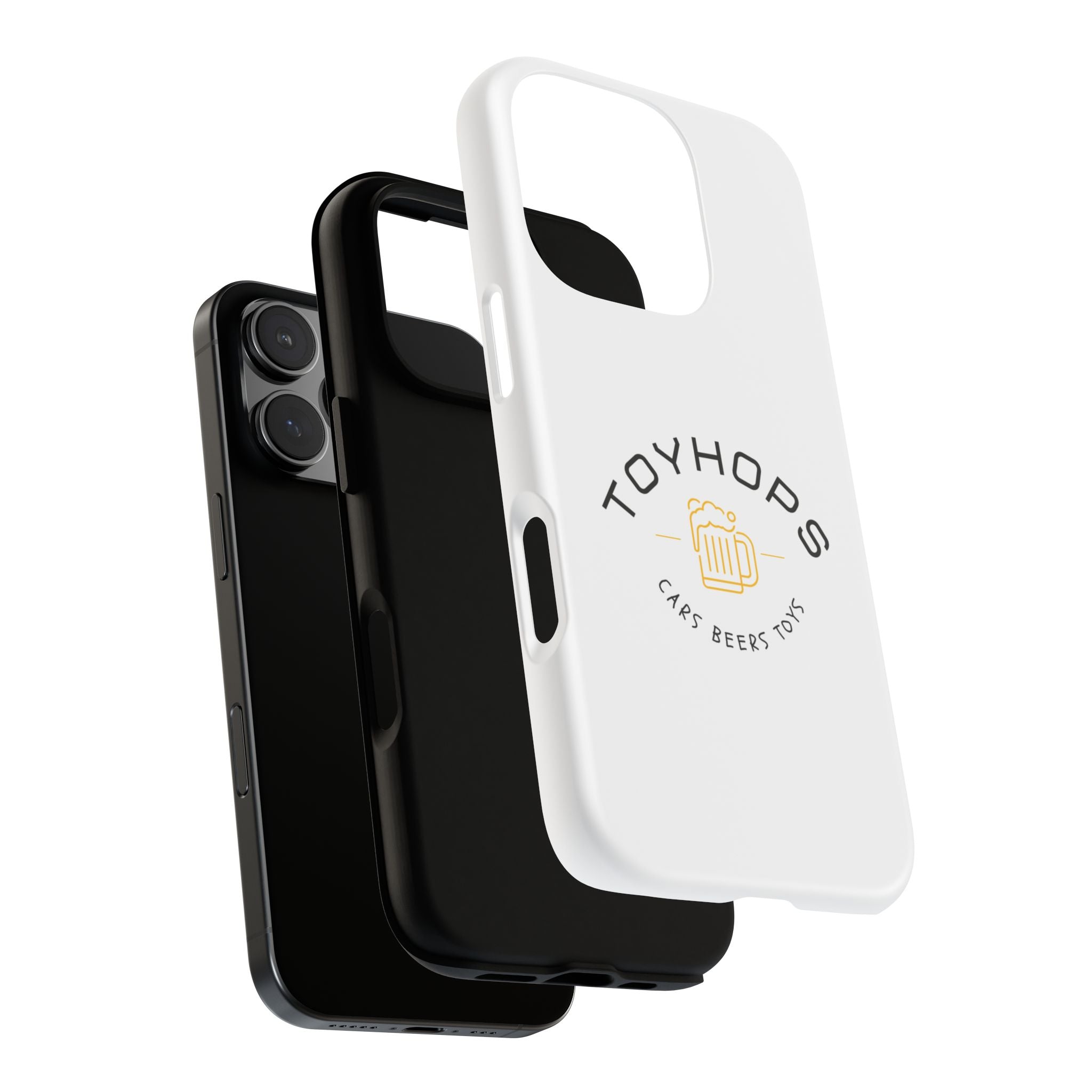 Phone Case — 'TOYHOPS' Logo with Beer Mug (Cars • Beers • Toys)